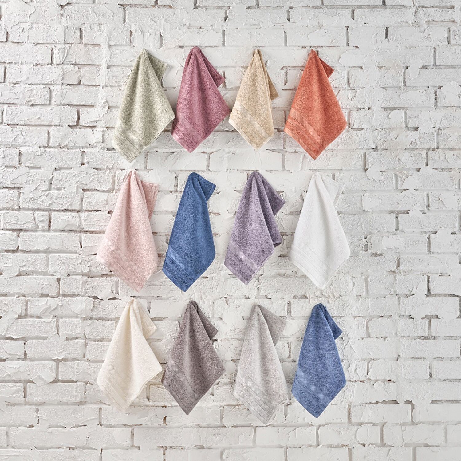 Linens Soft Pamuk 30x45 cm El Havlusu Gri