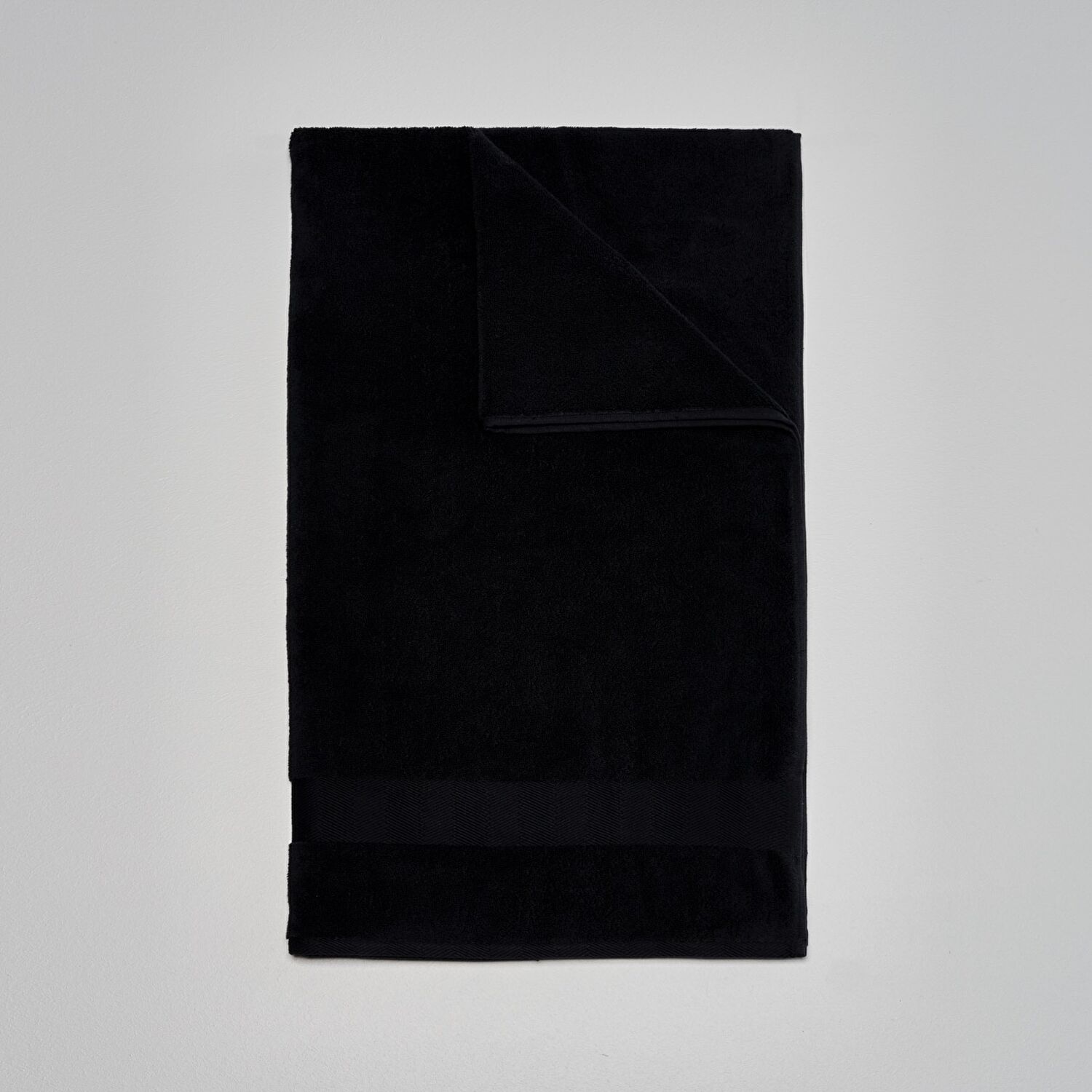 Linens Premium Pamuk 85x150 cm Banyo Havlusu Siyah