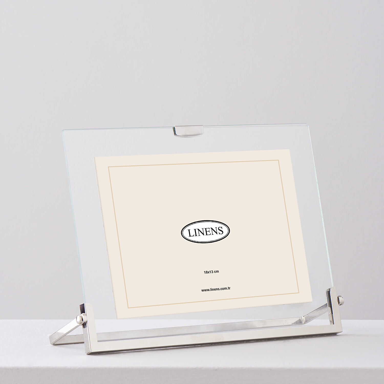 Linens Tulip Metal 18x13 cm Çerçeve Gümüş