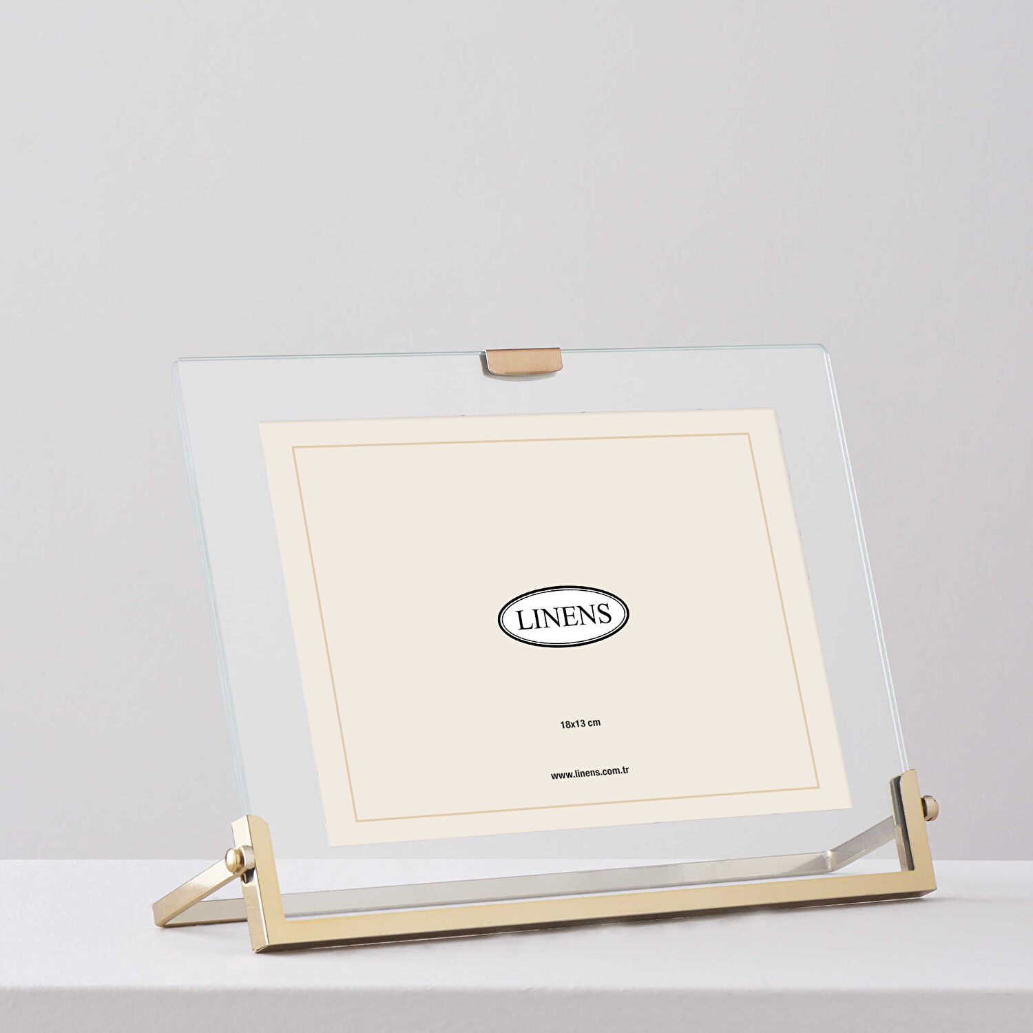 Linens Tulip Metal 18x13 cm Çerçeve Gold