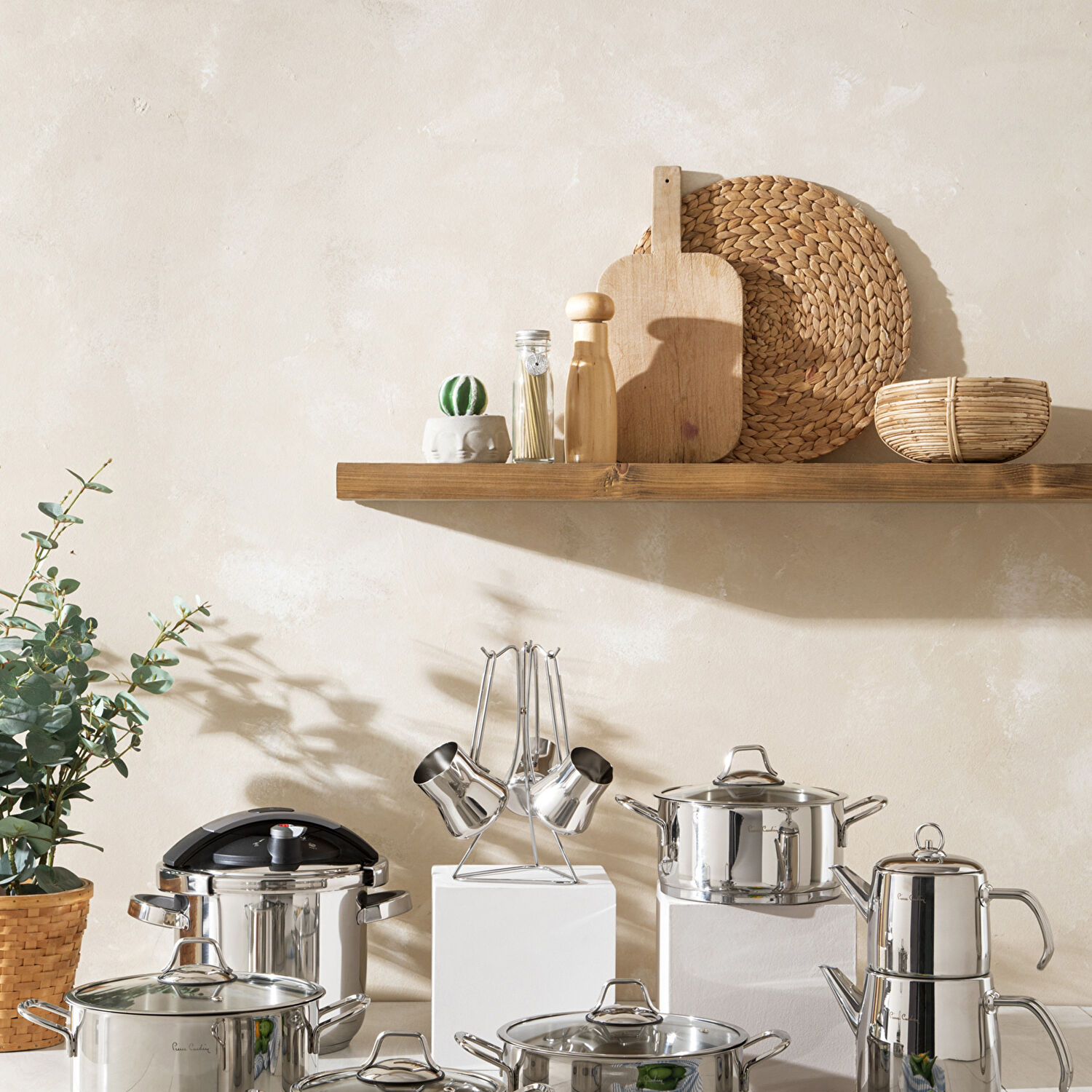 Pierre Cardin 18 Parça Jupiter Tencere Seti