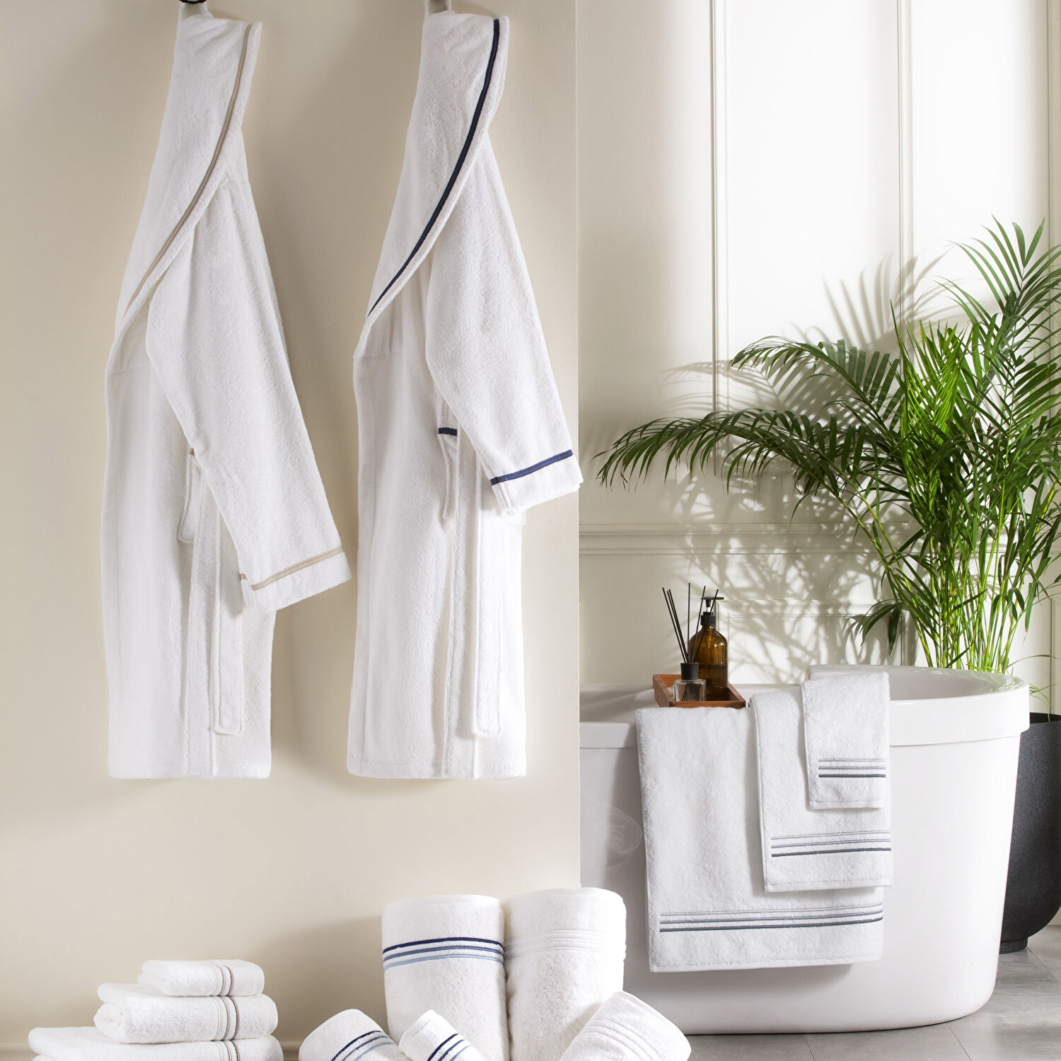 Valeron Trio 90x150 cm Banyo Havlusu Beyaz