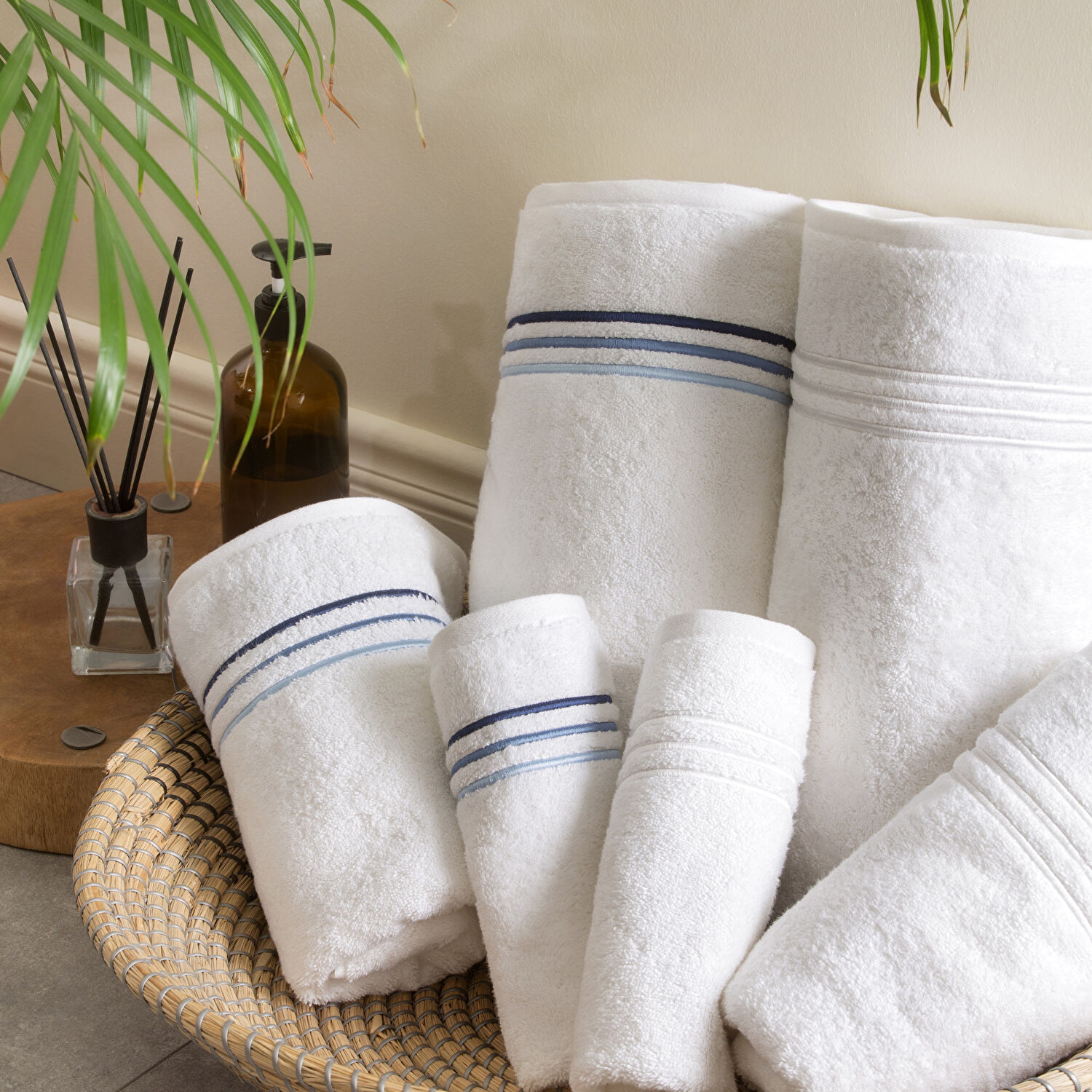 Valeron Trio 90x150 cm Banyo Havlusu Beyaz