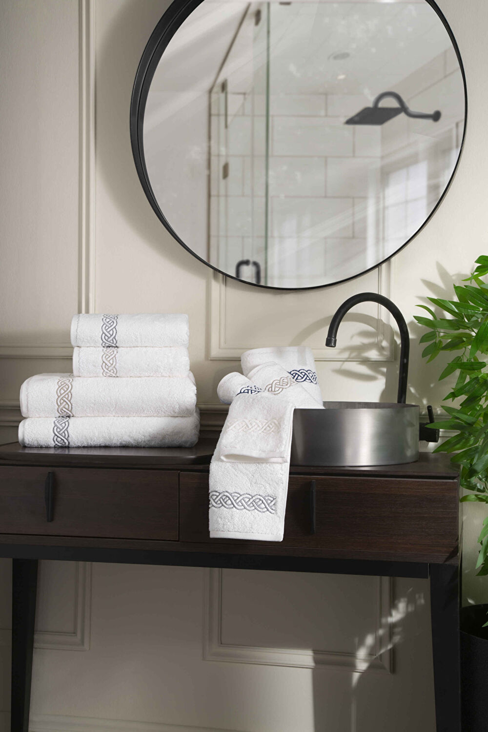 Valeron Helice 90x150 cm Banyo Havlusu Bej