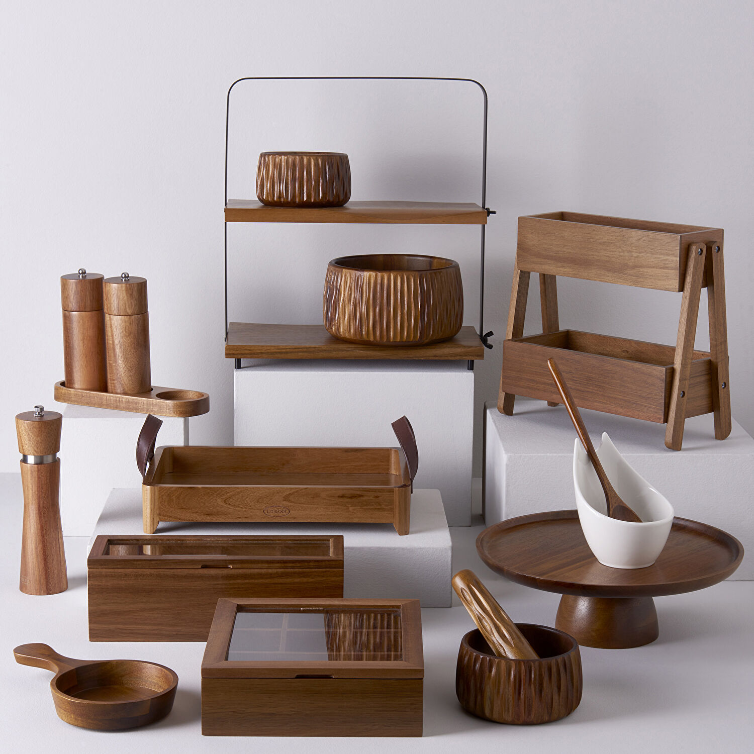 Linens Accacia Akasya 20,5X12X3 cm Kaşıklık