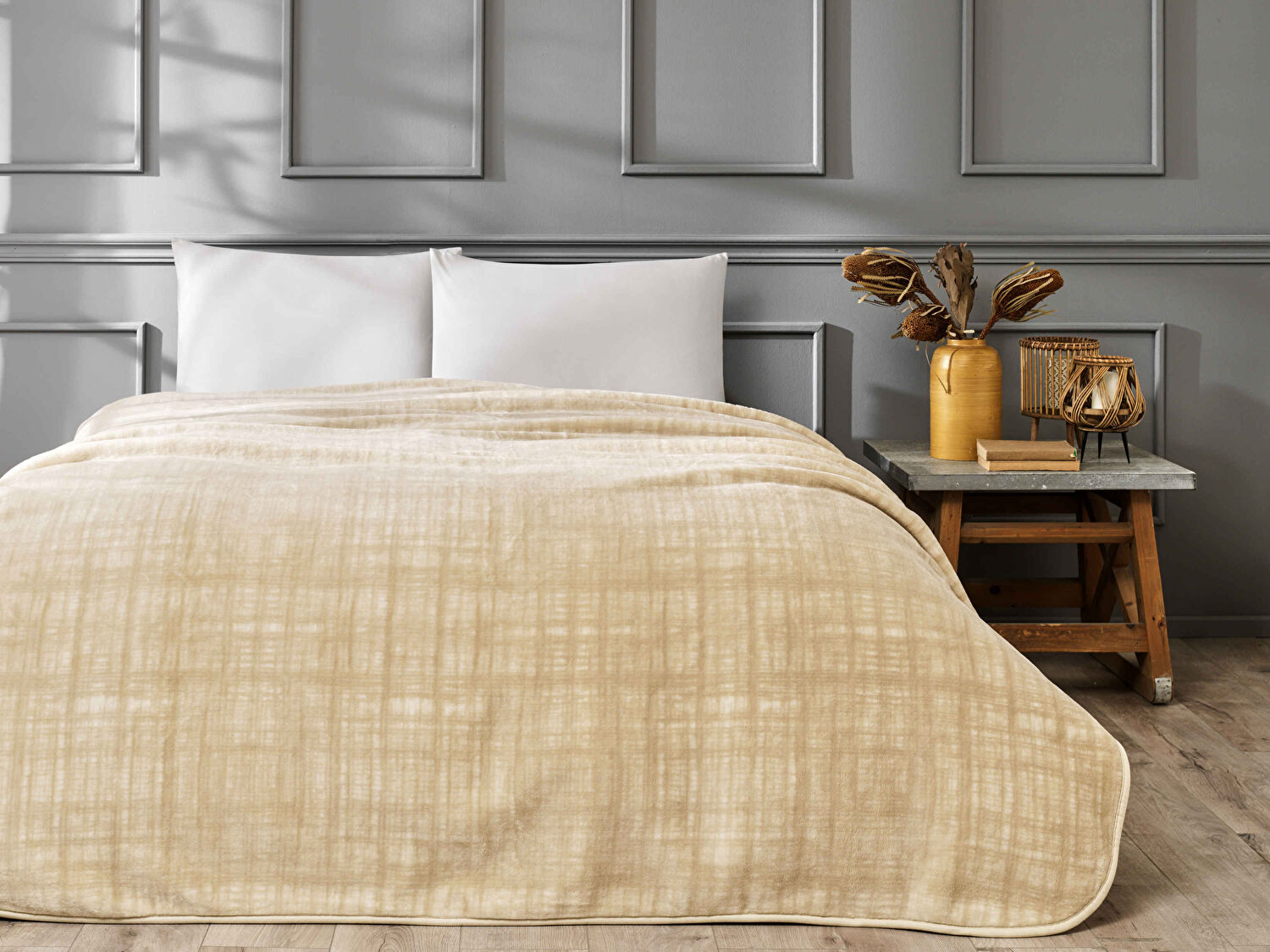 Linens Notus Battaniye Tek Kişilik Taş