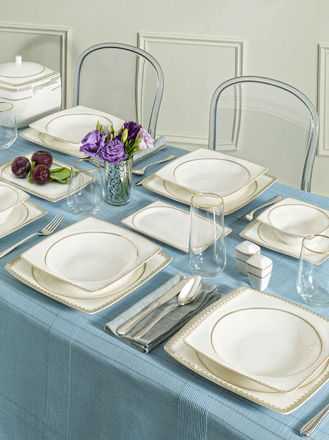 Pierre Cardin Irene 60 Parça Yemek Takımı