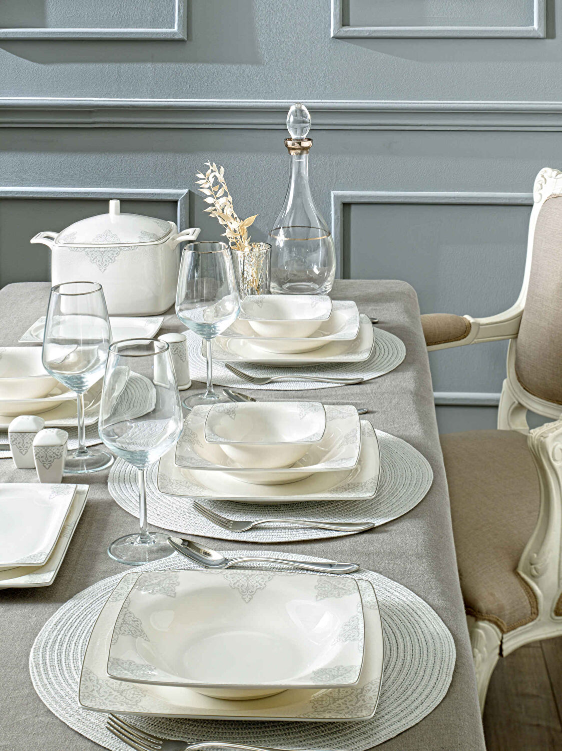 Pierre Cardin Mathilda 60 Parça Yemek Takımı