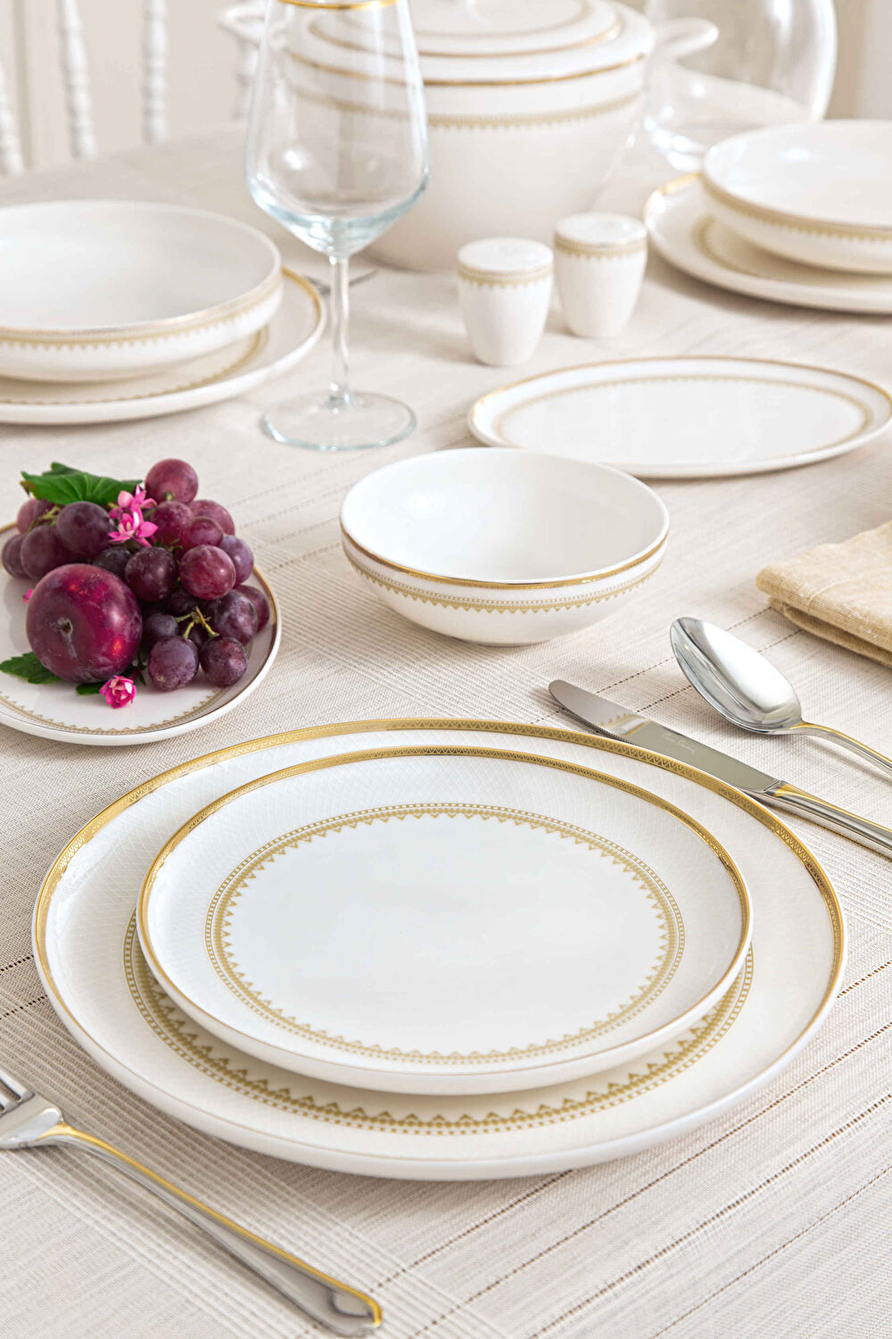 Pierre Cardin Amber 60 Parça Yemek Takımı