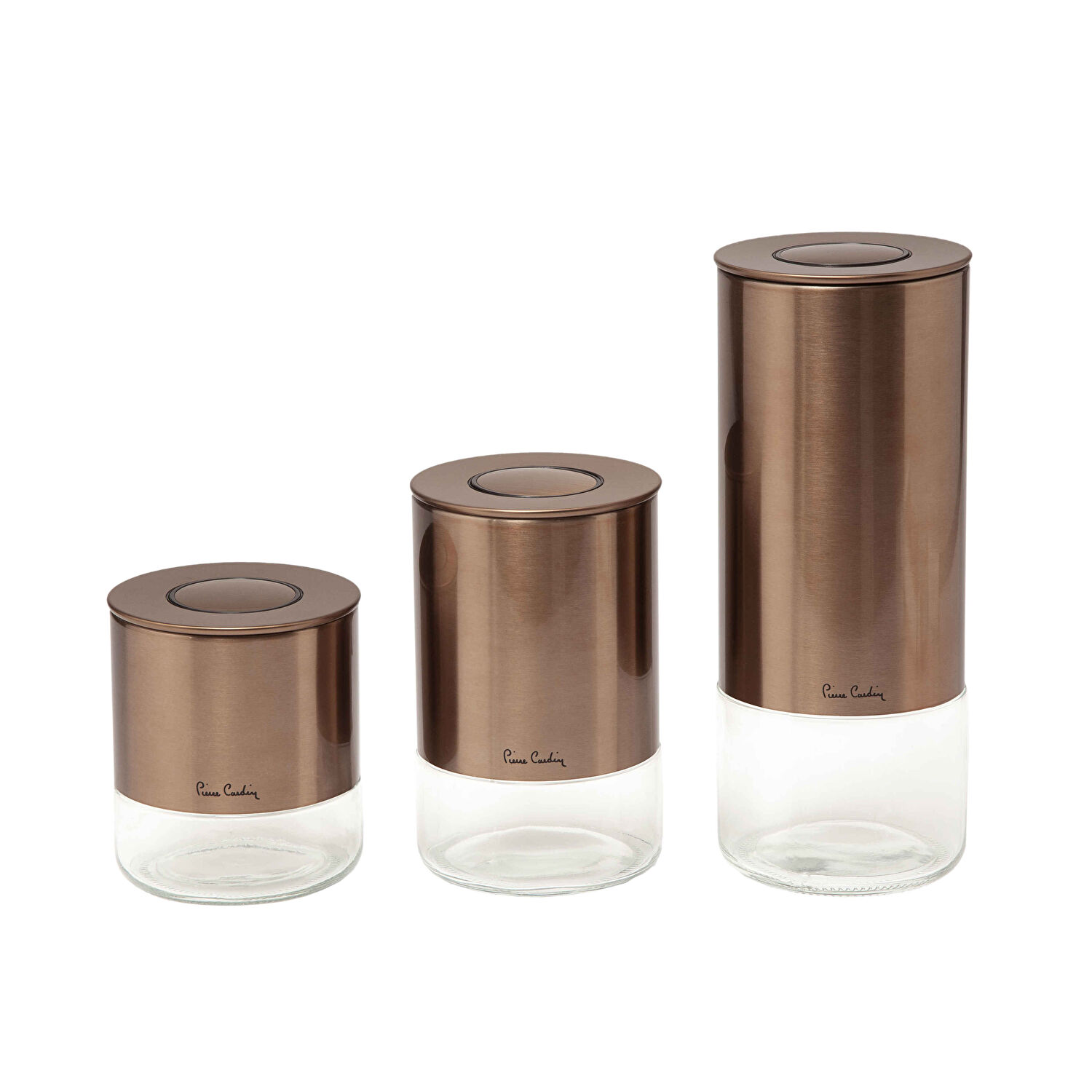 Pierre Cardin Gusto Copper Cam 3'lü Kavanoz Seti