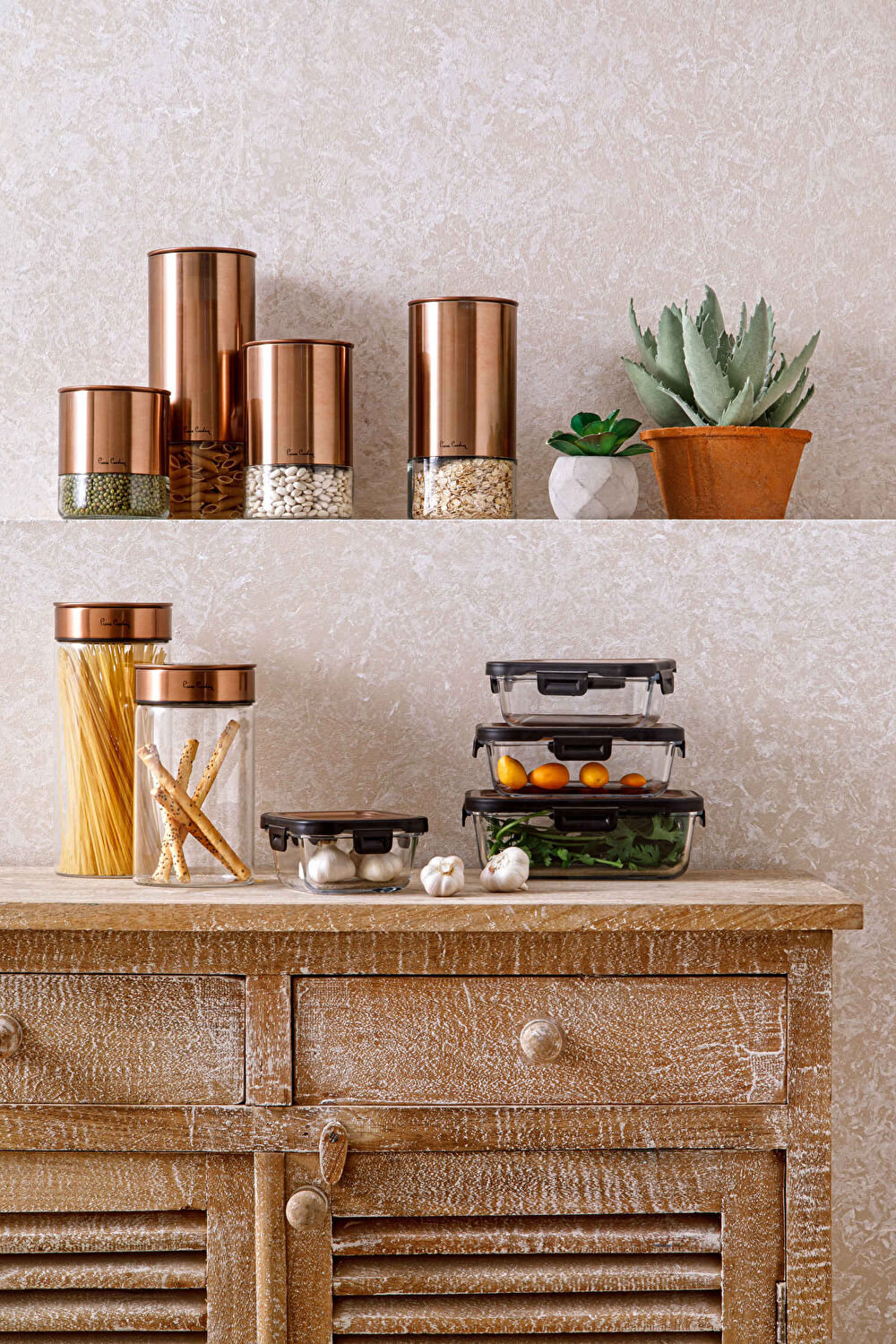 Pierre Cardin Gusto Copper Cam 20cm 2'li Kavanoz Seti