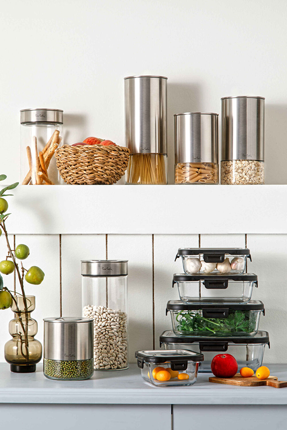 Pierre Cardin Zero Silver Cam 3'lü Saklama Kabı