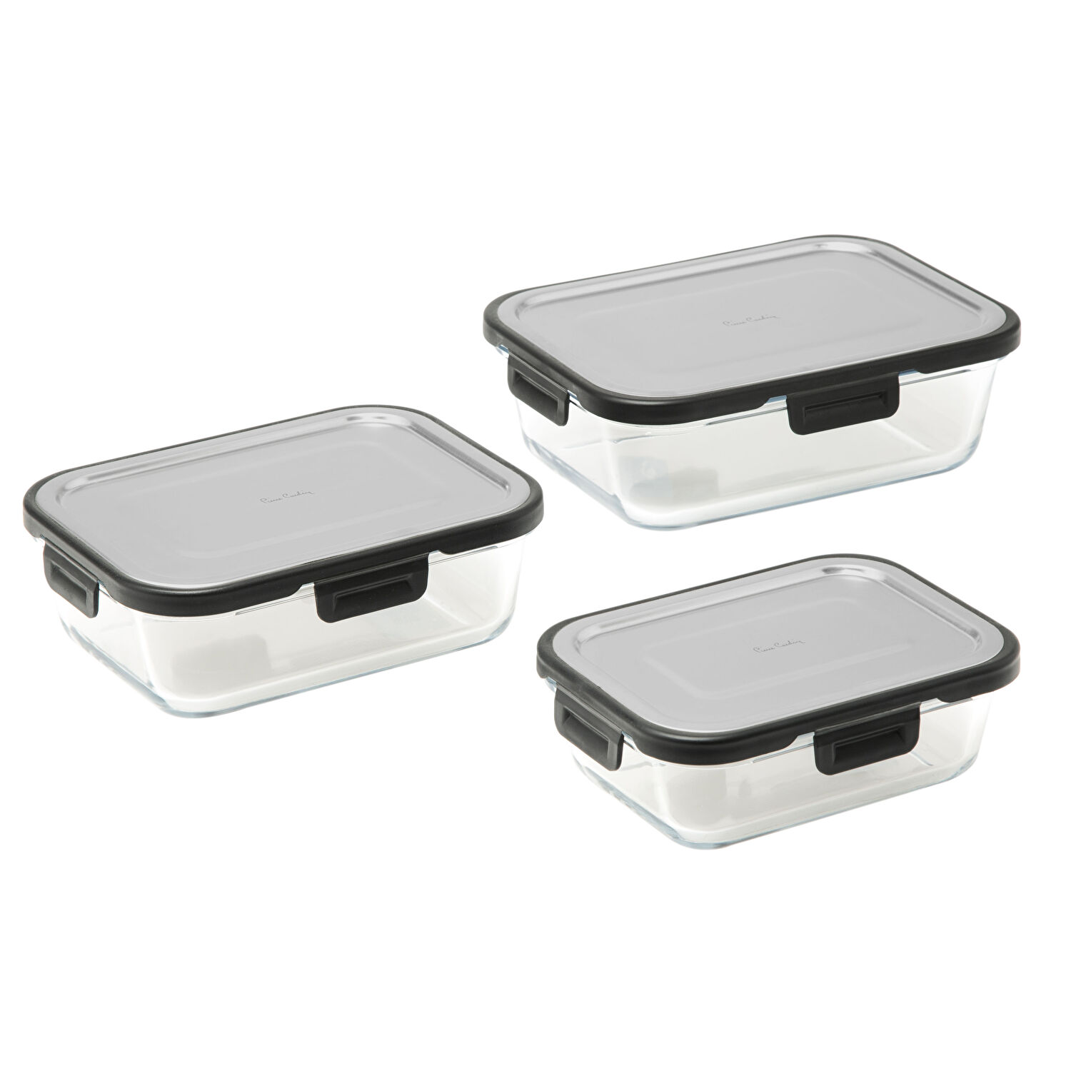 Pierre Cardin Zero Silver Cam 3'lü Saklama Kabı