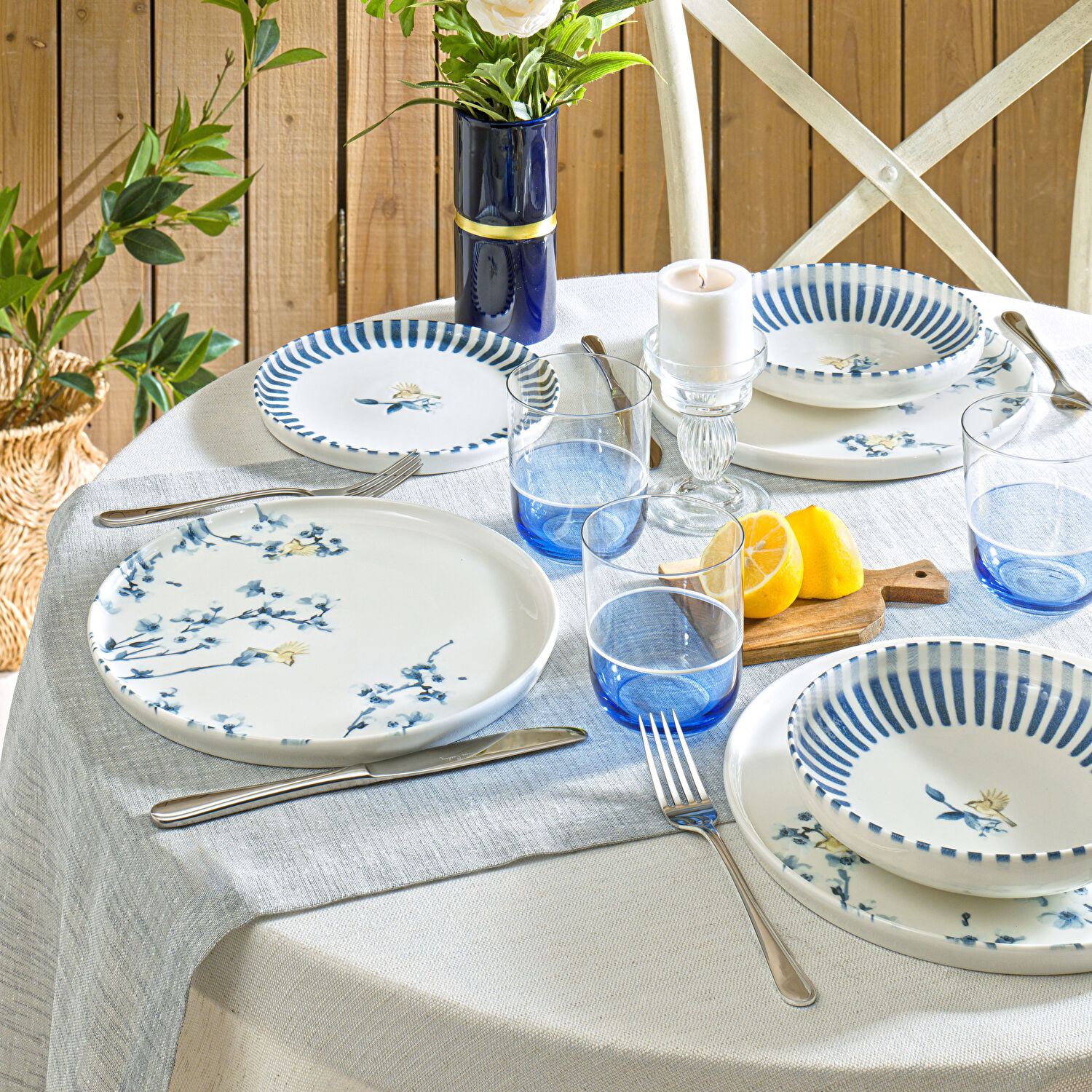 Pierre Cardin Doria Porselen 24 Parça Yemek Takımı