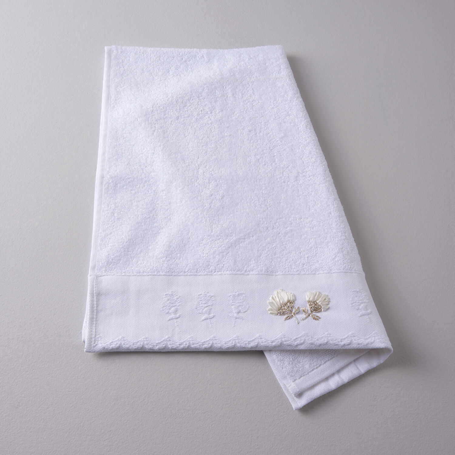 Linens Frea Bambu 50x85 cm Yüz Havlusu Beyaz