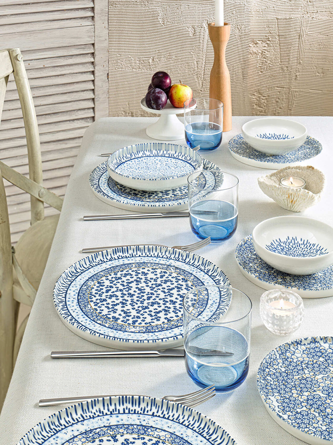 Pierre Cardin Misty Porselen 24 Parça Yemek Takımı