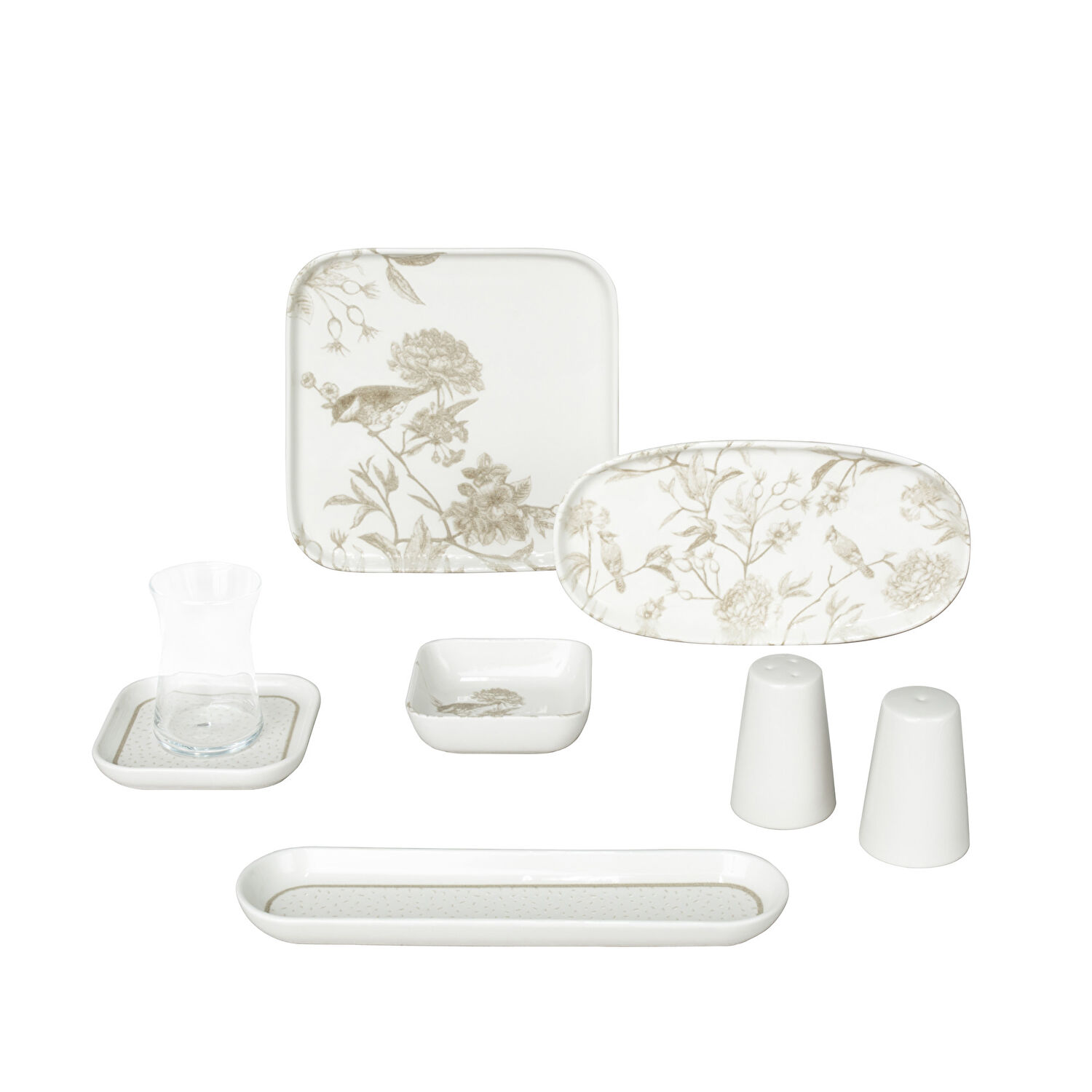 Pierre Cardin Aria Porselen 28 Parça Kahvaltı Takımı