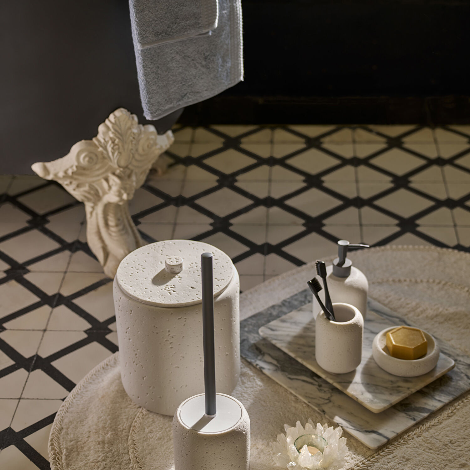 Linens Lumıa 8X10,4 cm Diş Fırcalık Beyaz