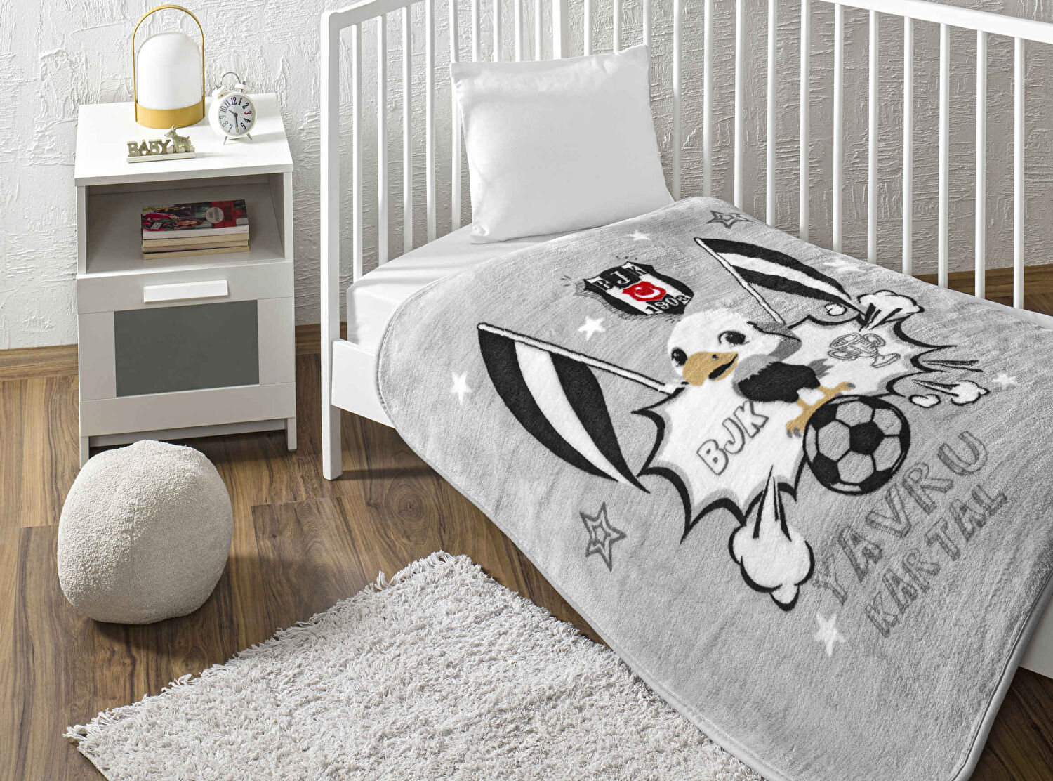 Lisanslı Beşiktaş Klasik Baby Bebek Battaniye