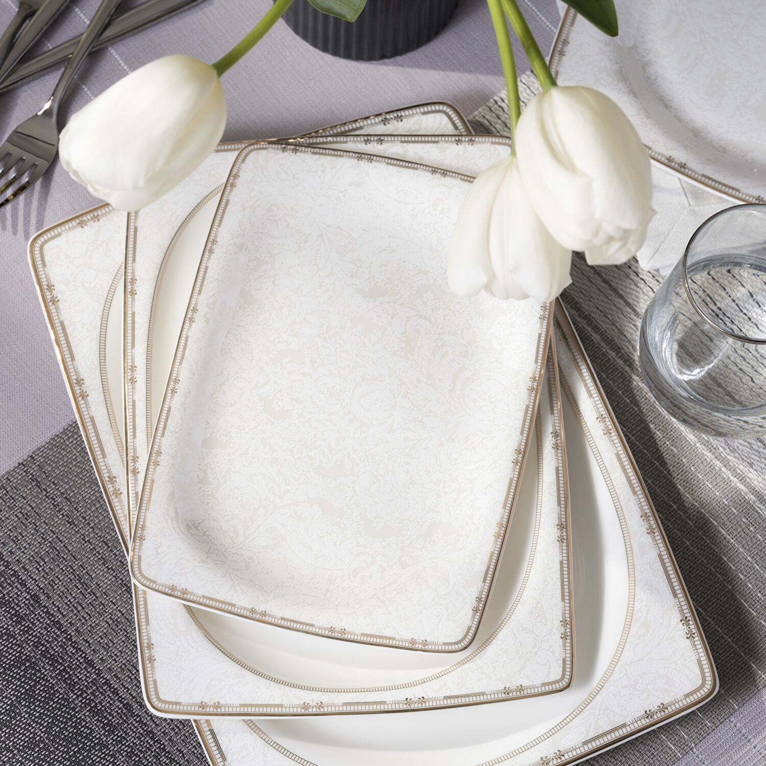 Pierre Cardin Noura 60 Parça Yemek Takımı