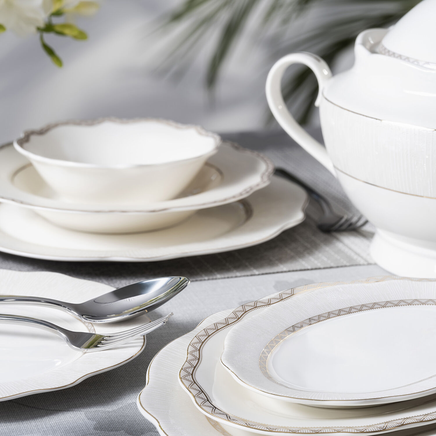 Pierre Cardin Lindia 60 Parça Yemek Takımı