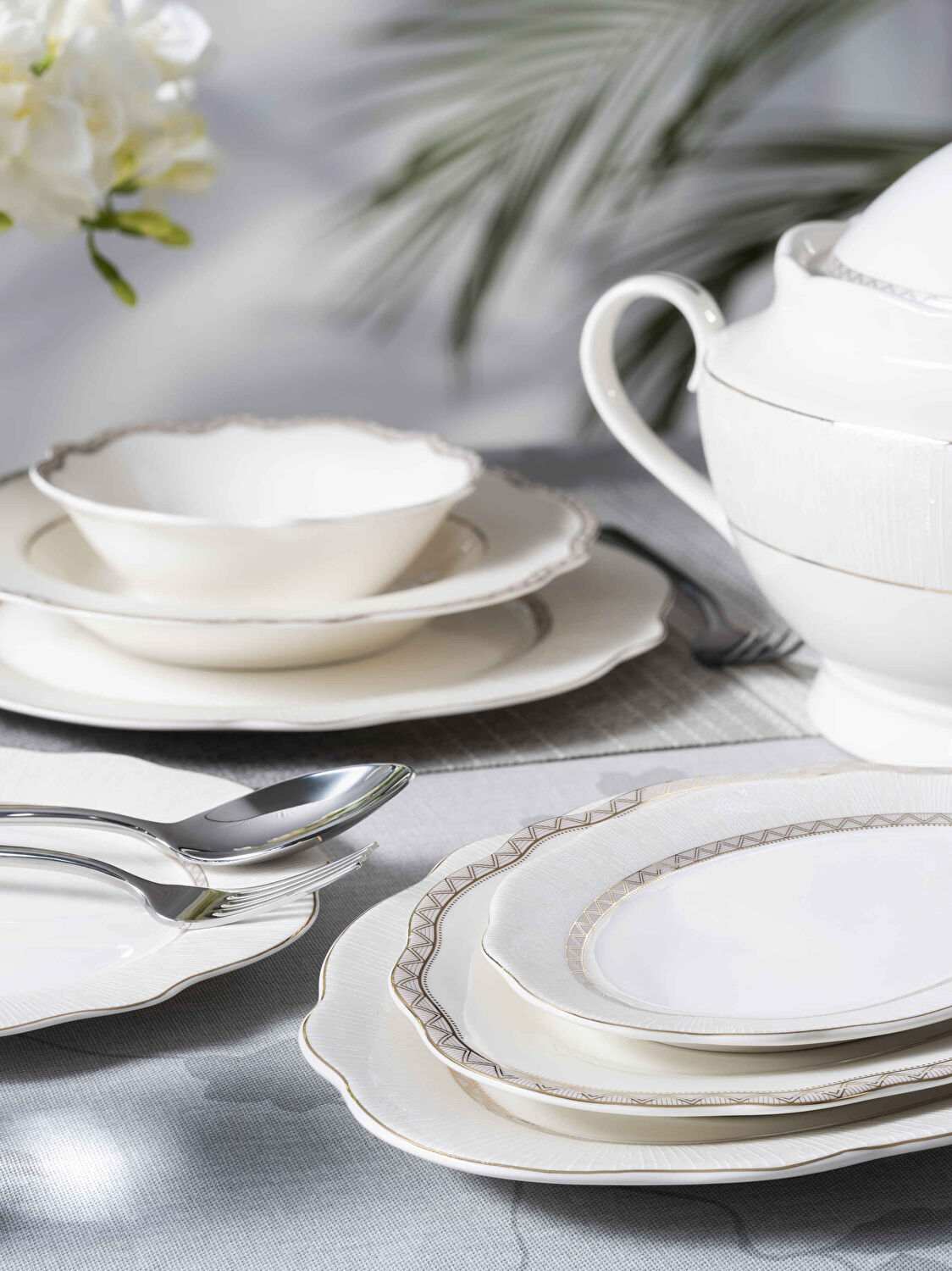 Pierre Cardin Lindia 60 Parça Yemek Takımı