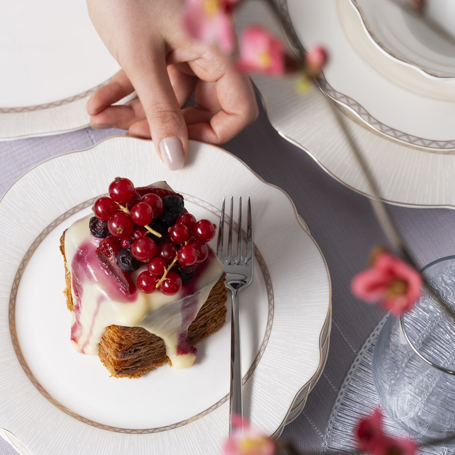 Pierre Cardin Lindia 60 Parça Yemek Takımı