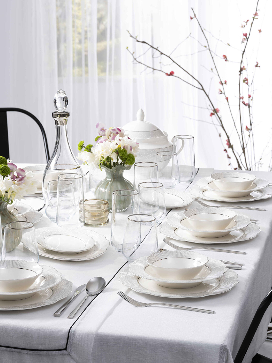 Pierre Cardin Elodia 60 Parça Yemek Takımı