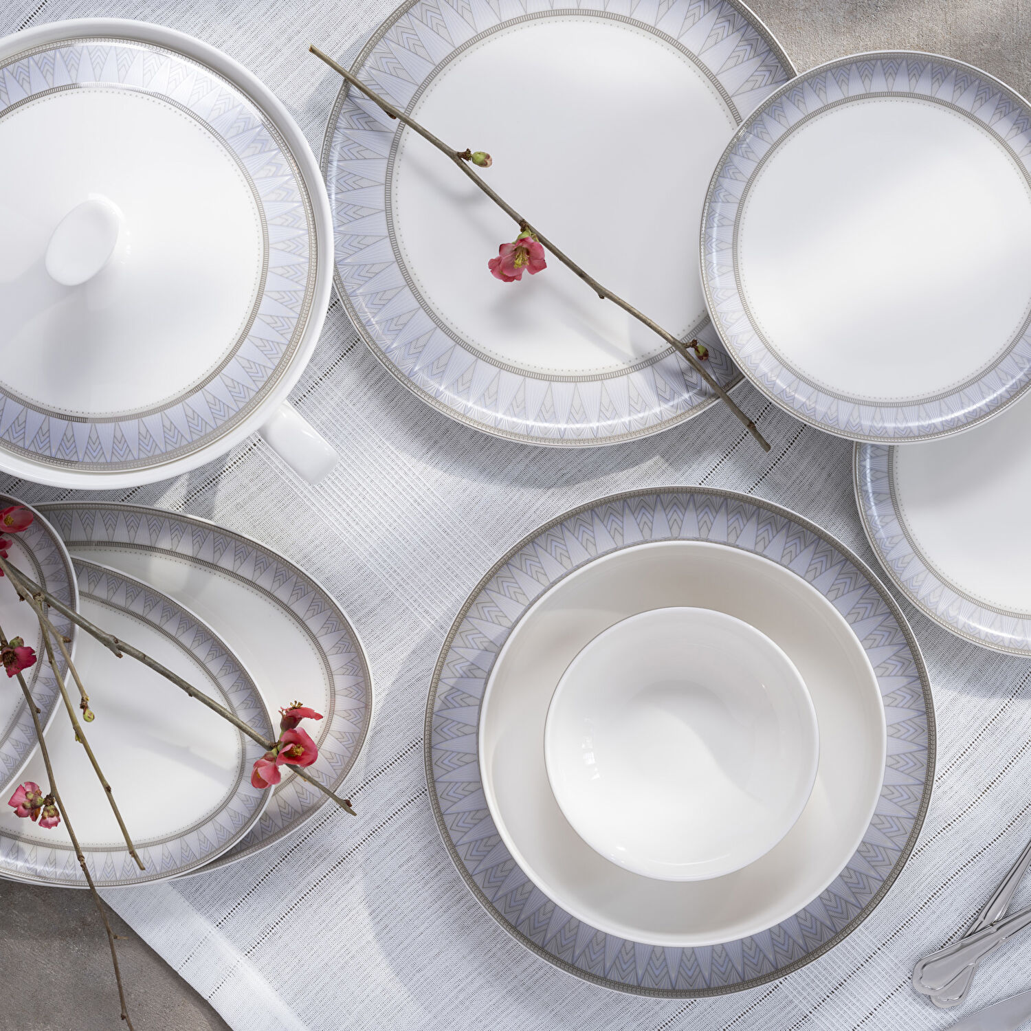 Pierre Cardin Rolia 60 Parça Yemek Takımı