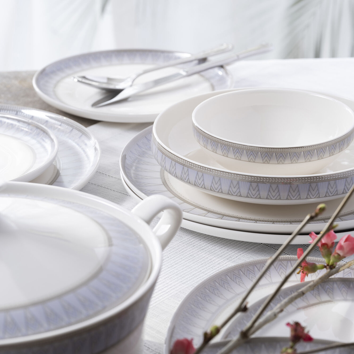 Pierre Cardin Rolia 60 Parça Yemek Takımı