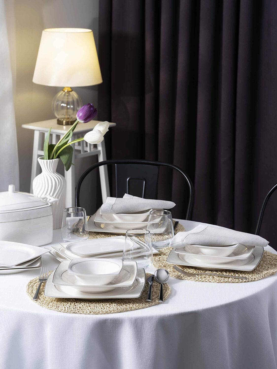 Pierre Cardin Fleca 60 Parça Yemek Takımı