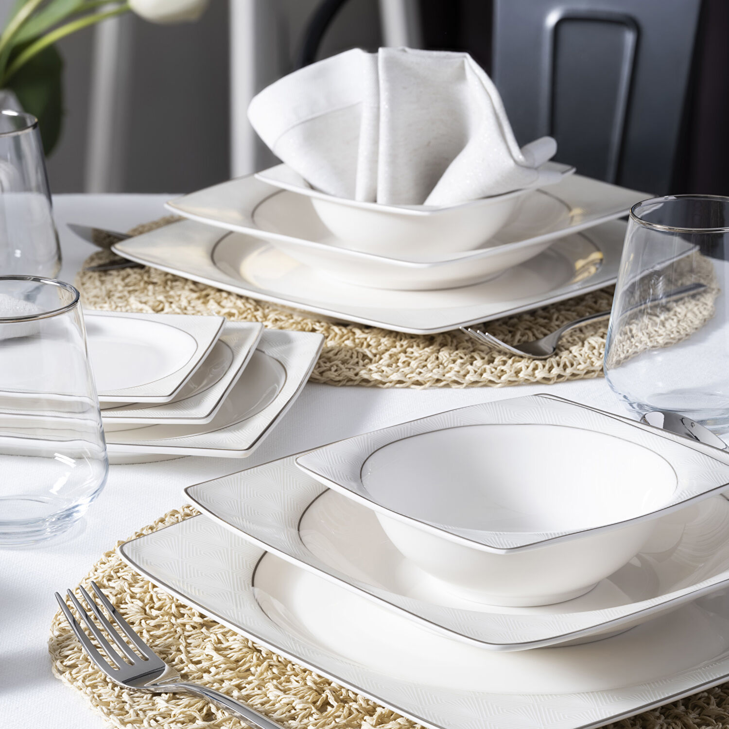 Pierre Cardin Fleca 60 Parça Yemek Takımı