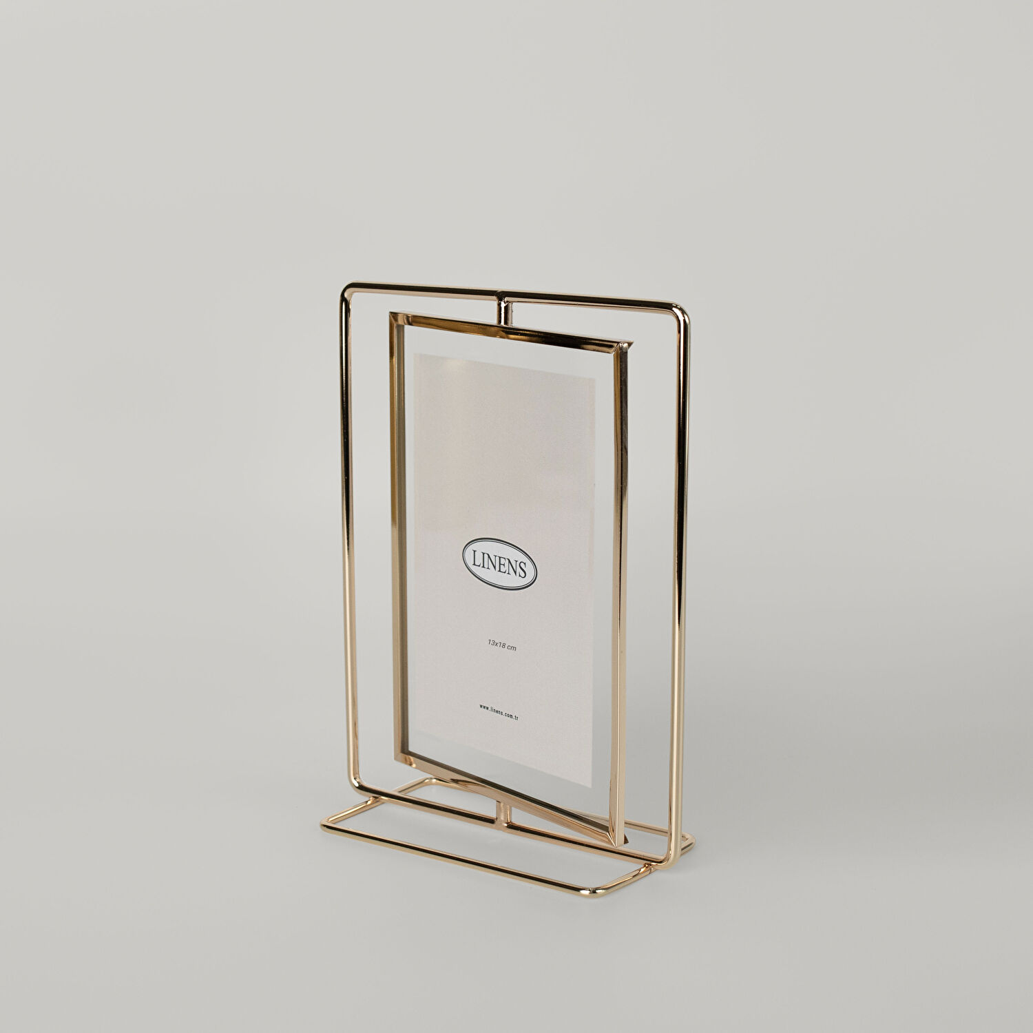 Linens Metal Linery 13x18 cm Çerçeve Gold