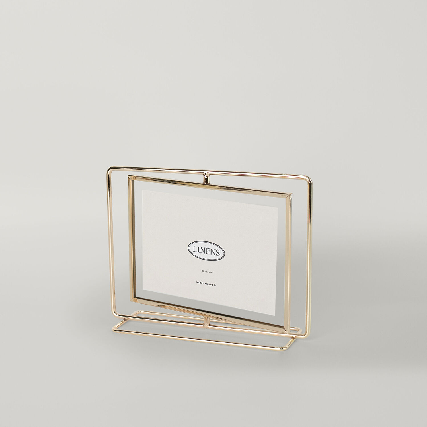 Linens Metal Linery 18x13 cm Çerçeve Gold