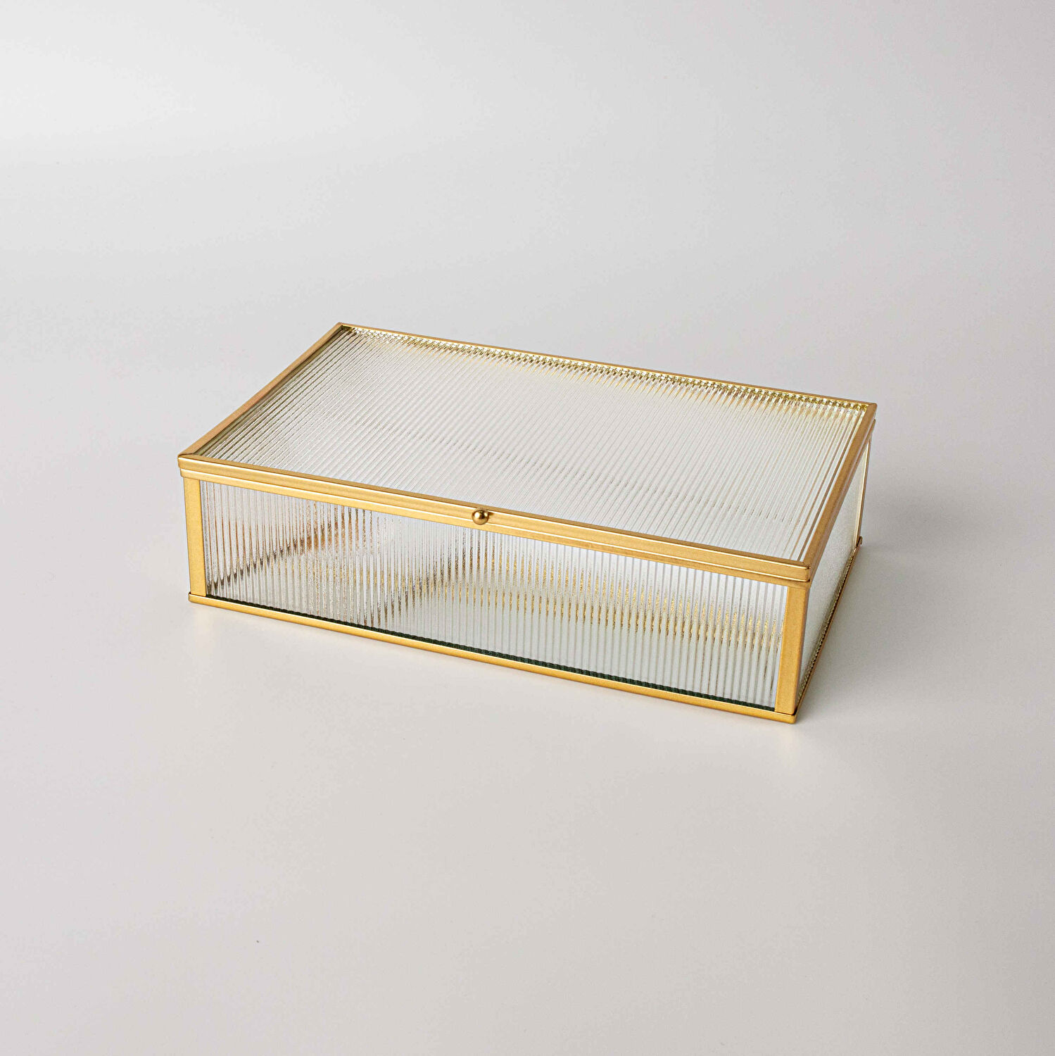 Linens Laveta 23x14,5x6 cm Dekoratif Kutu Gold