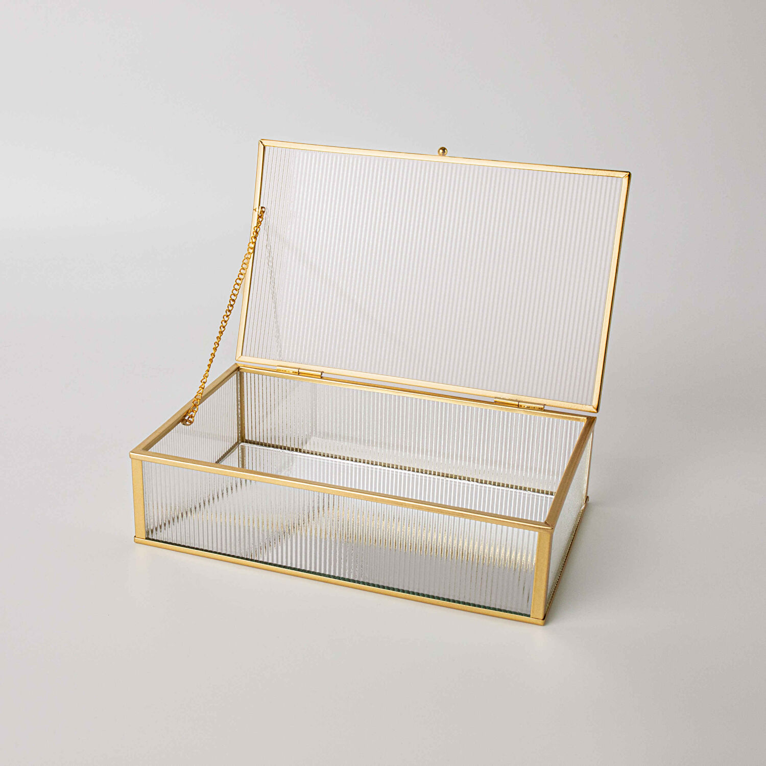 Linens Laveta 23x14,5x6 cm Dekoratif Kutu Gold