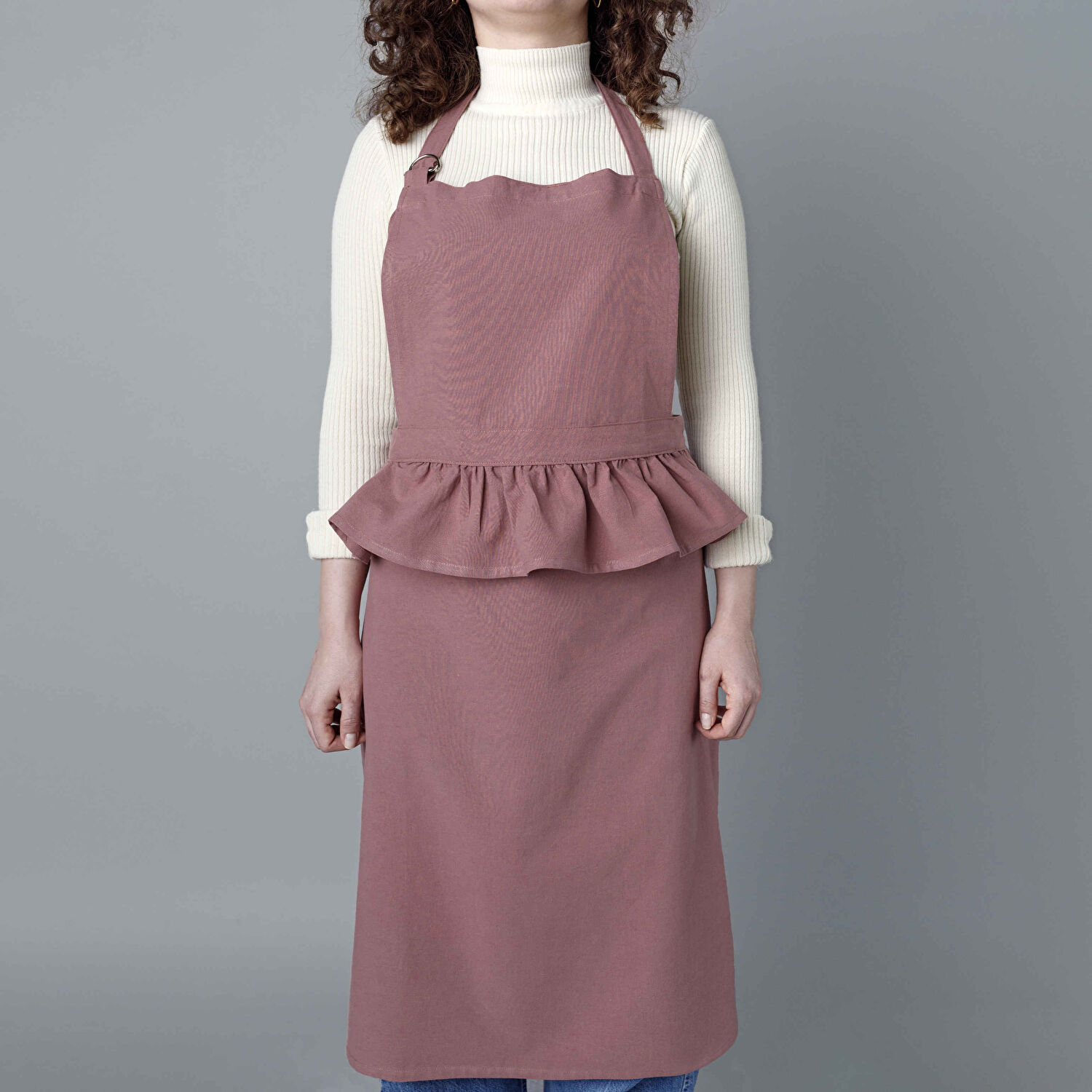 Linens Gailey Mutfak Önlüğü Gül Kurusu