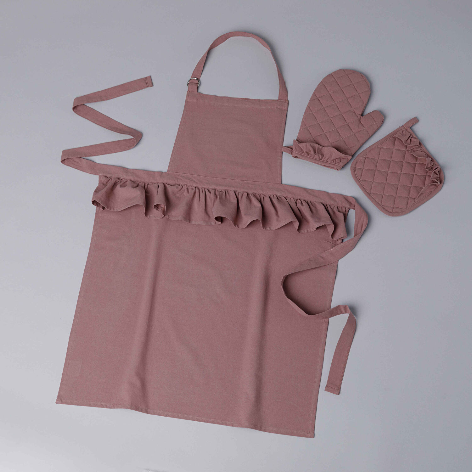 Linens Gailey Mutfak Önlüğü Gül Kurusu