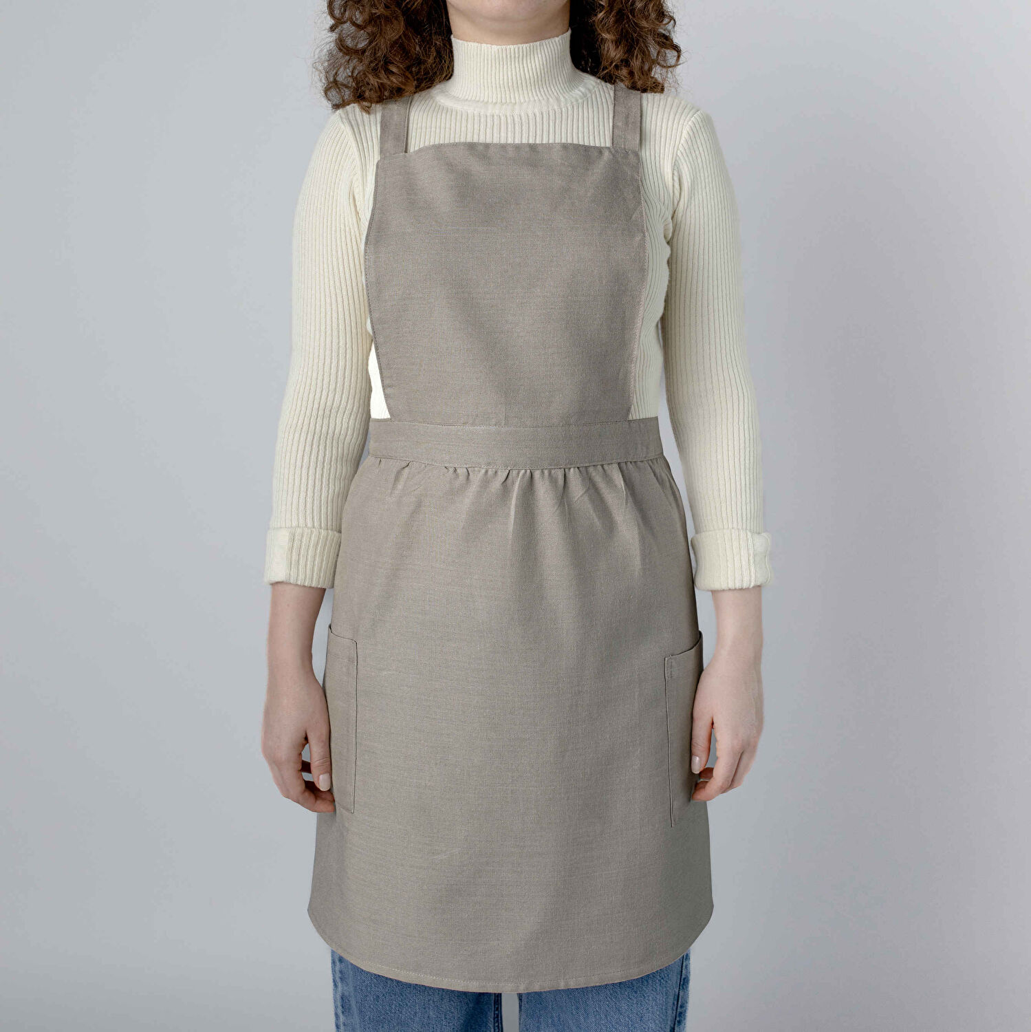 Linens Groff Mutfak Önlüğü Bej