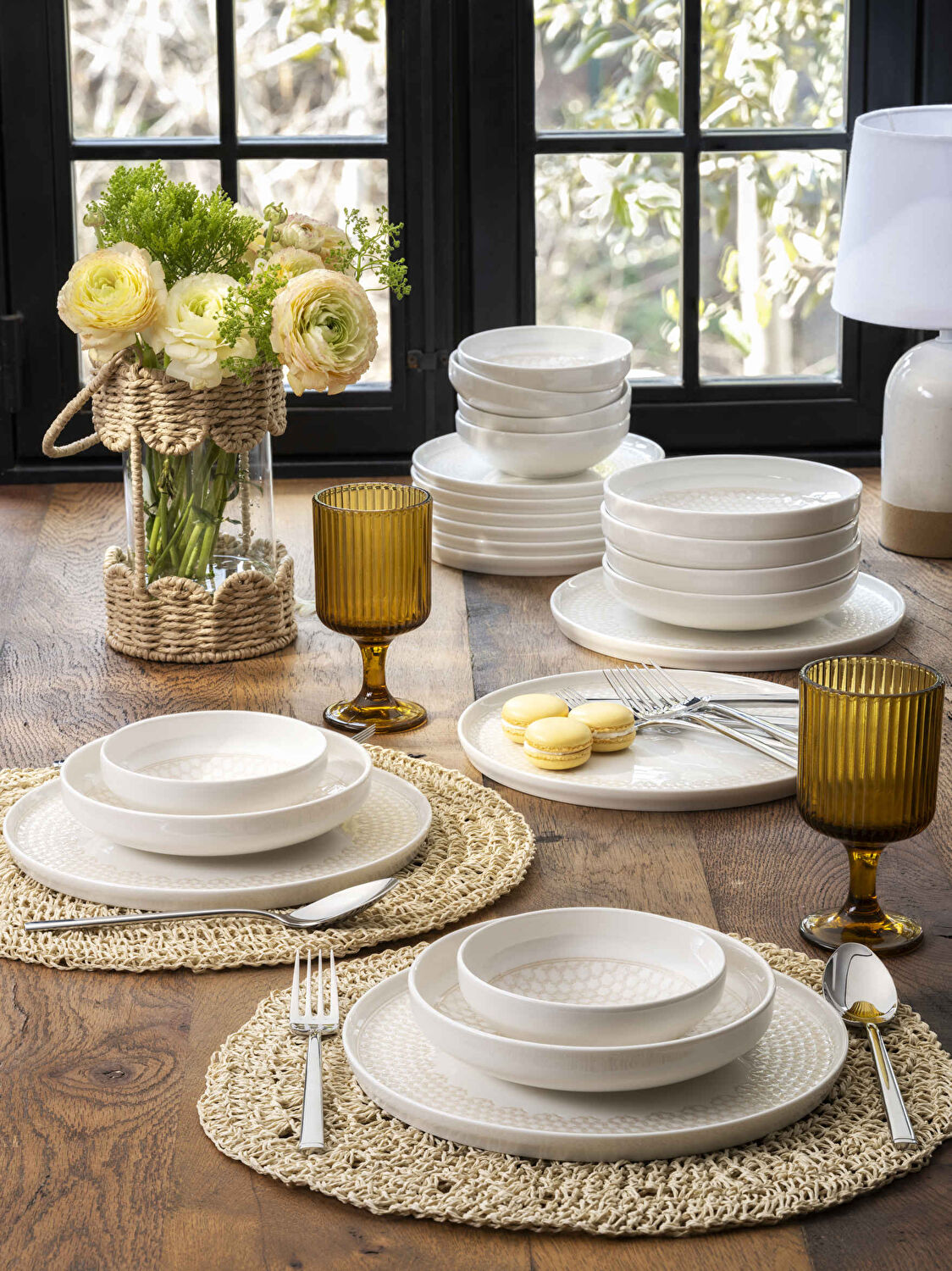 Pierre Cardin Despina Porselen 24 Parça Yemek Takımı