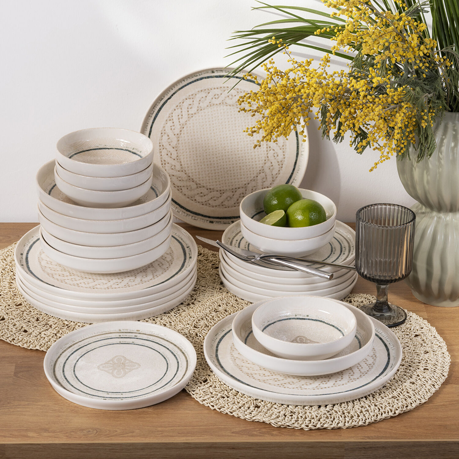 Pierre Cardin Selena Porselen 24 Parça Yemek Takımı