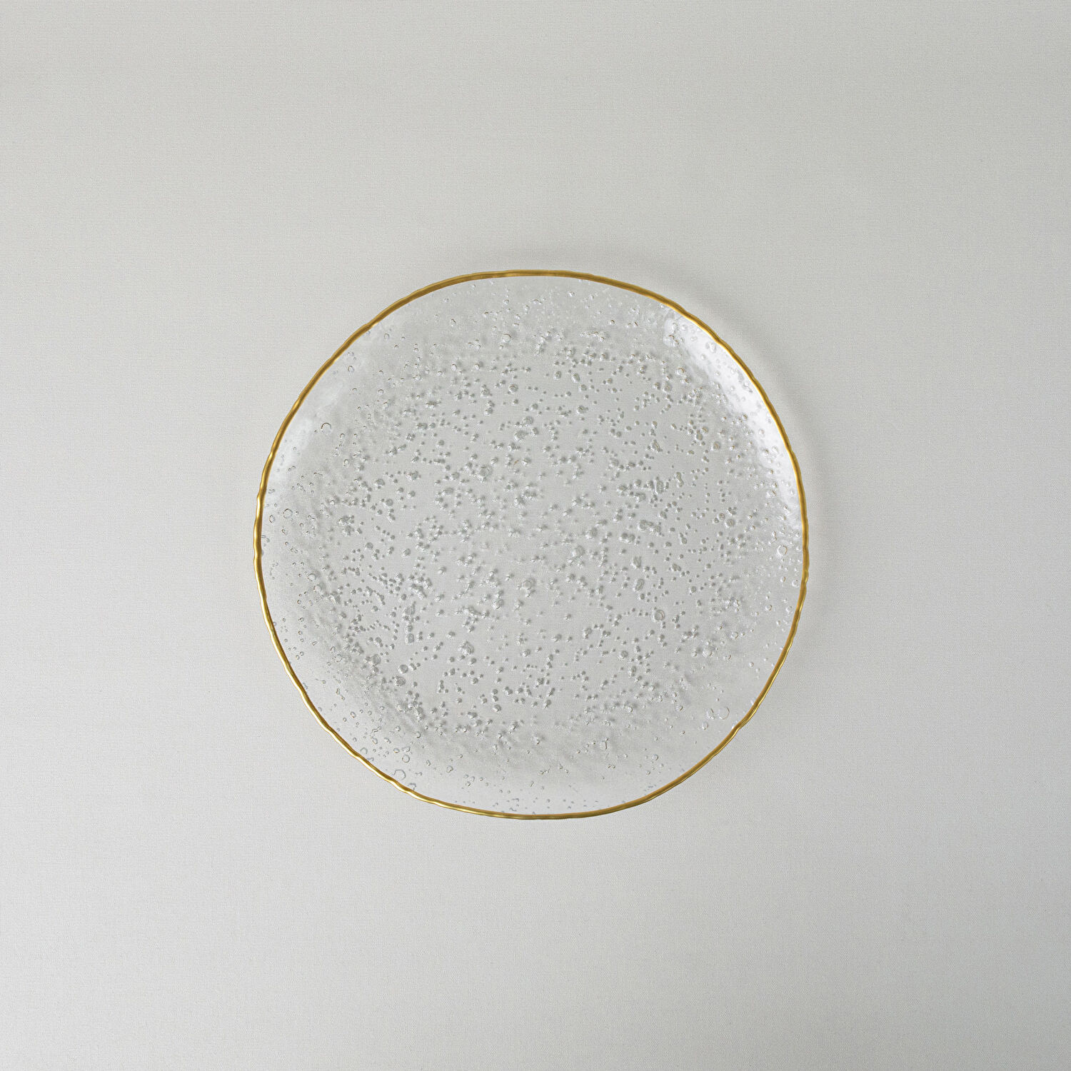 Linens Bubble Servis Tabak 27 cm Gold