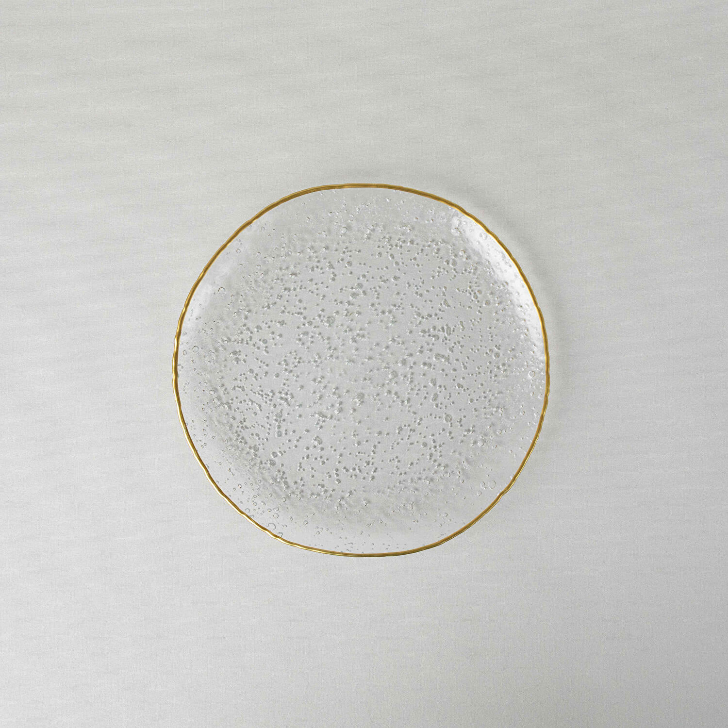 Linens Bubble Servis Tabak 27 cm Gold