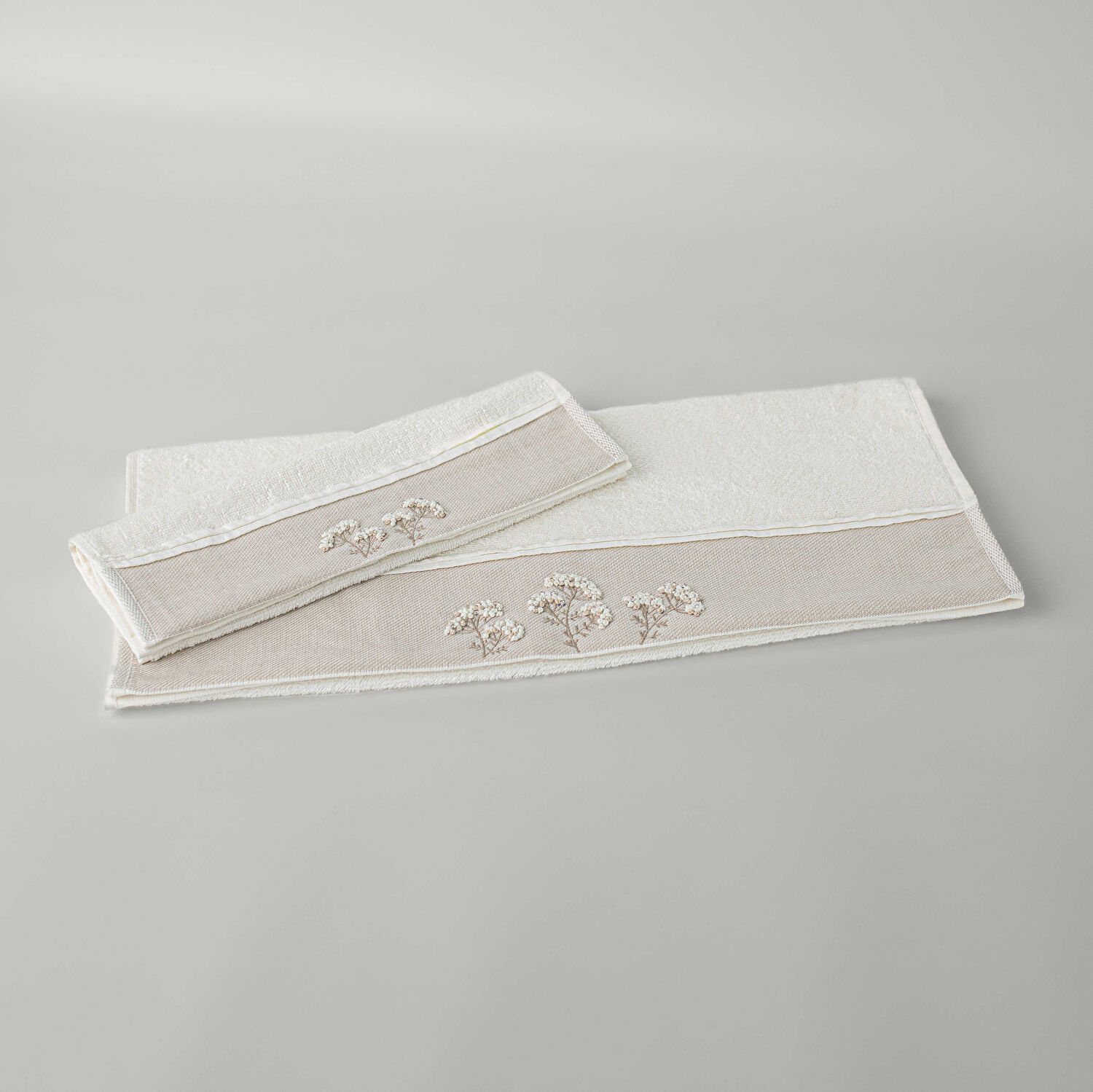 Linens Nora Bambu 30x45 cm El Havlusu Ekru(450 G/M²)