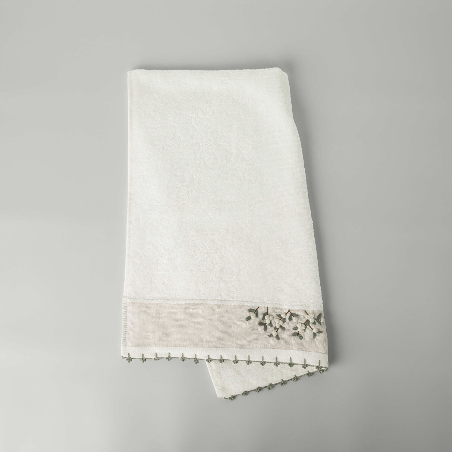 Linens Vıvıa Bambu Yüz Havlusu 50X85 Cm Ekru