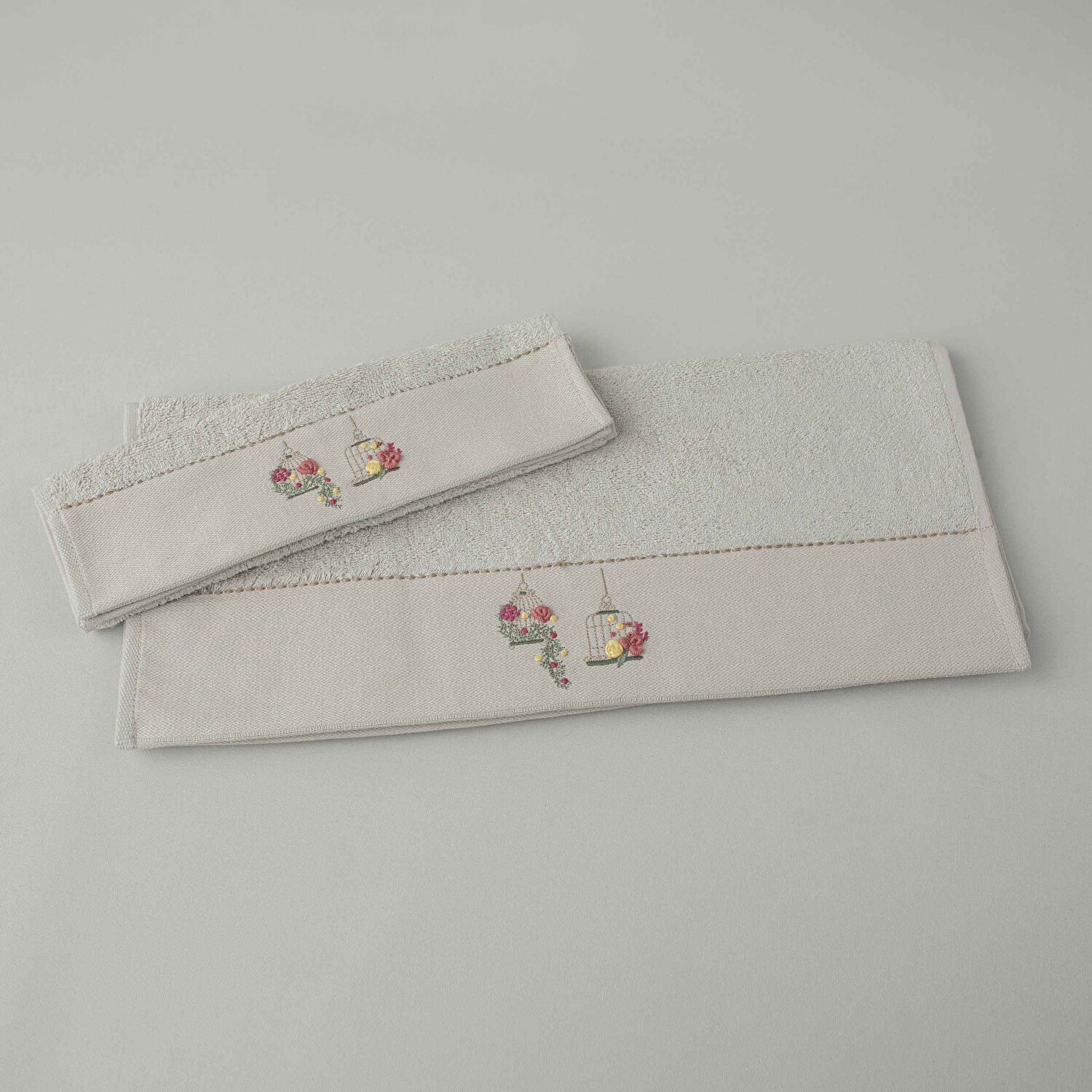 Linens Glade Bambu Yüz Havlusu 50x85 Cm Stone