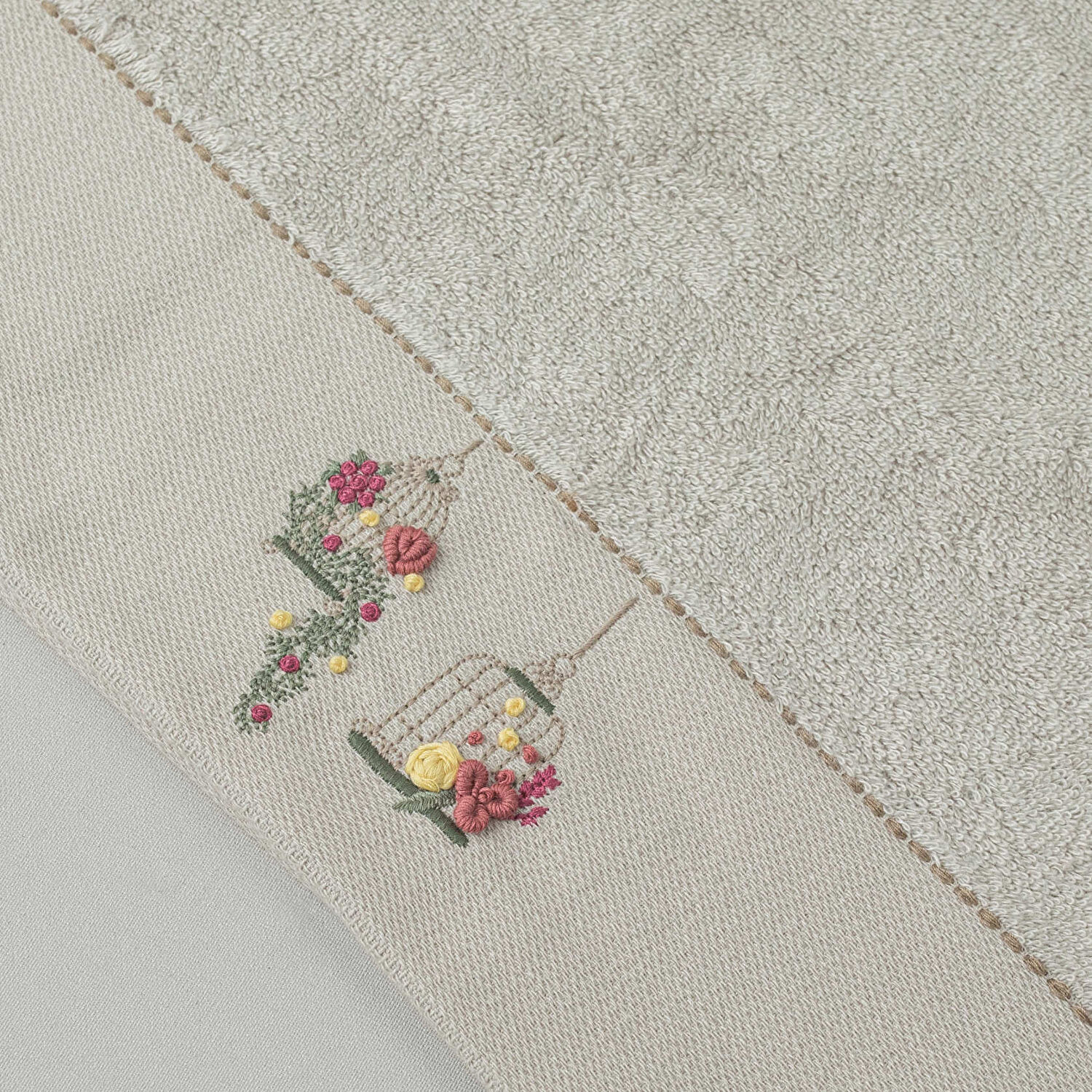 Linens Glade Bambu Yüz Havlusu 50x85 Cm Stone