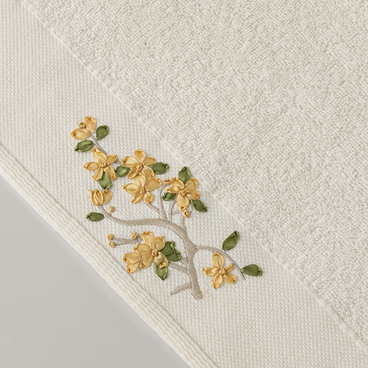 Linens Lıora Pamuk Yüz Havlusu 50X85 Cm Ekru