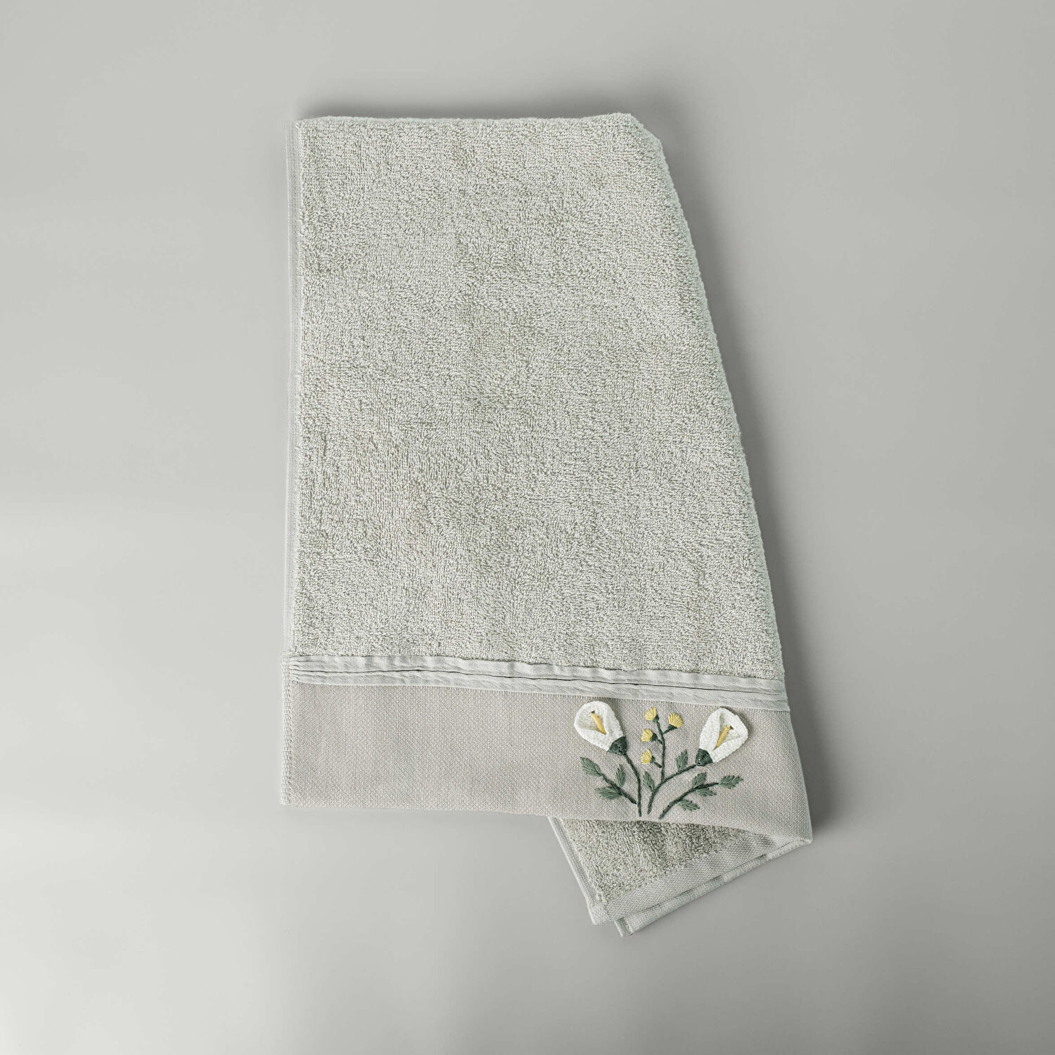 Linens Tılly Bambu Yüz Havlusu 50X85 Cm Stone