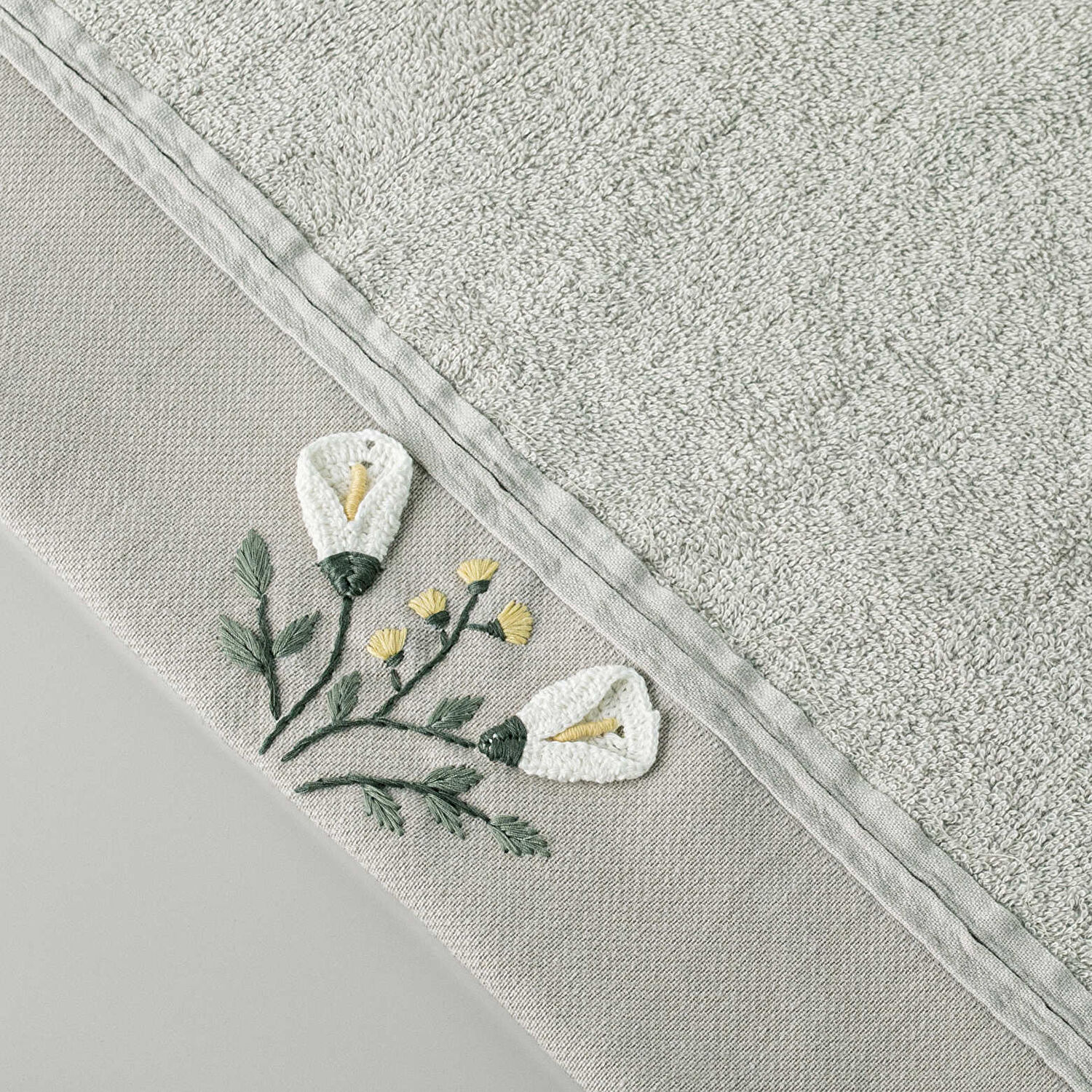 Linens Tılly Bambu Yüz Havlusu 50X85 Cm Stone